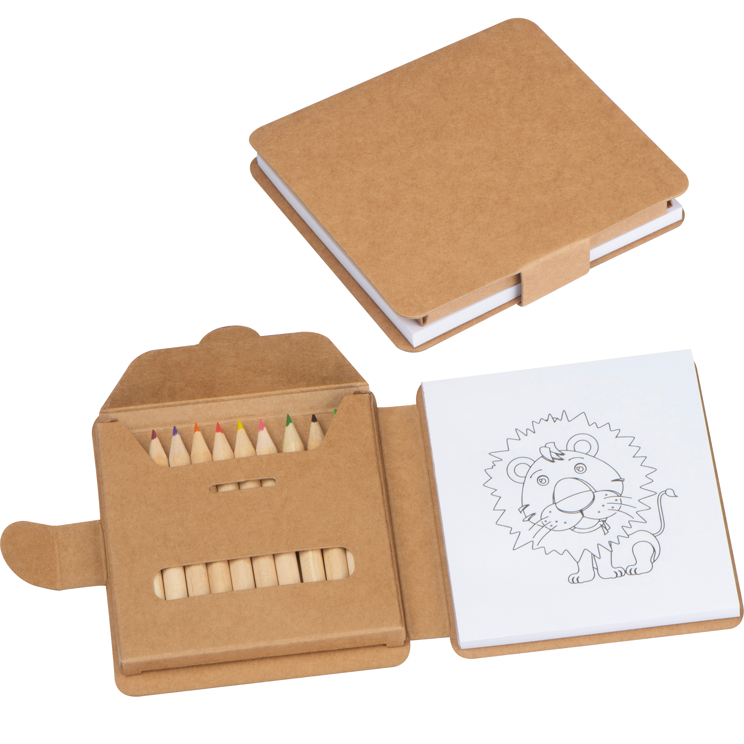 Malbuch mit 12 Buntstiften Malbuch mit 12 Buntstiften