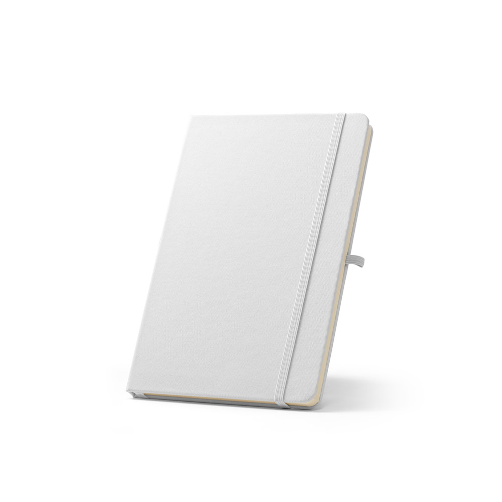 ANNE SUB A5 Notizbuch aus recyceltem 300D-Polyester (100% rPET), ideal für die Sublimationspersonalisierung