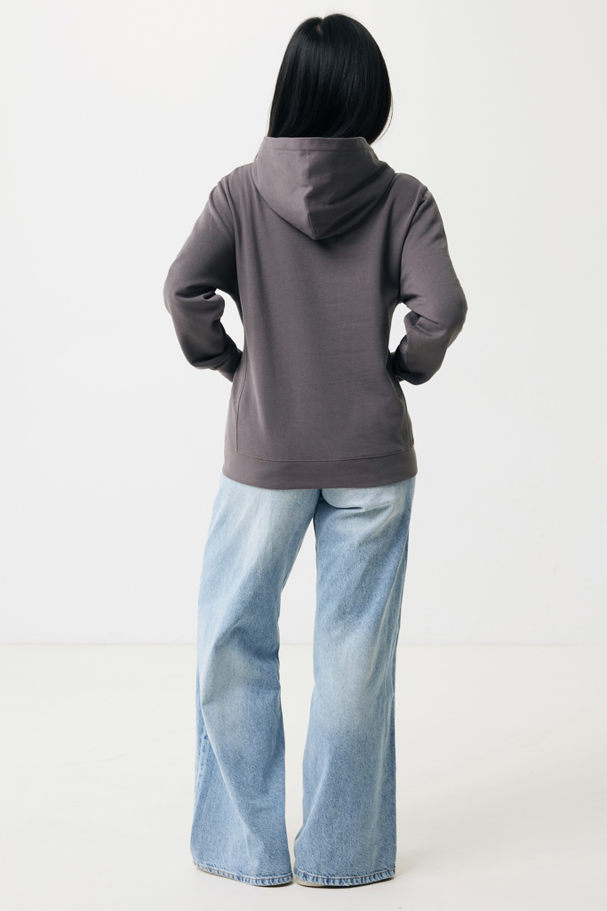 IQONIQ Yengo Hoodie mit Seitentaschen aus rec. Baumwolle