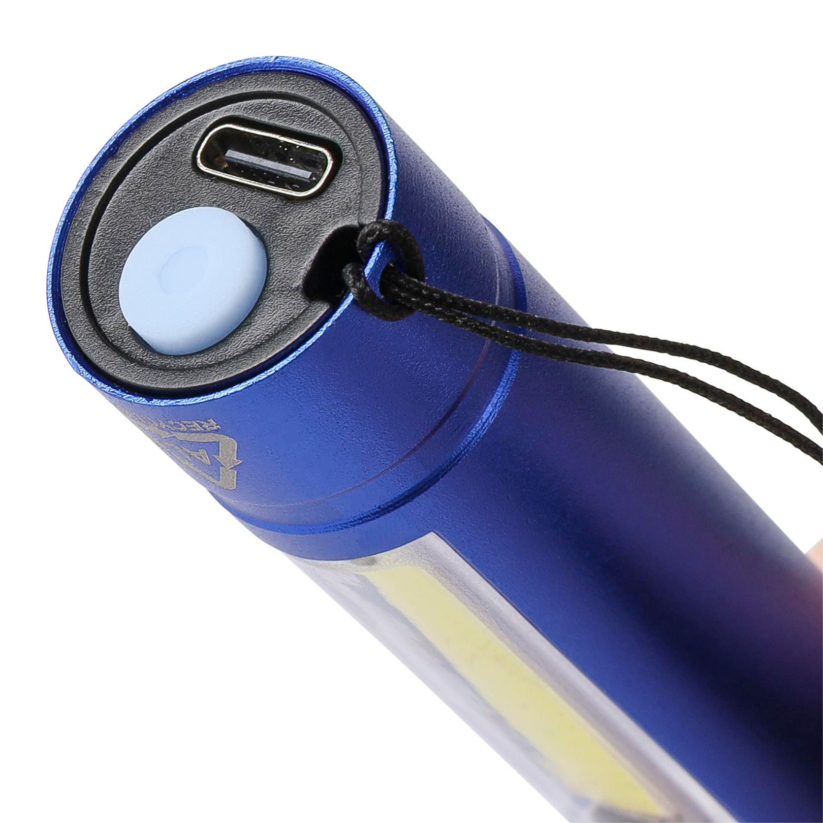 Taschenlampe aus recyceltem Aluminium COB Sami