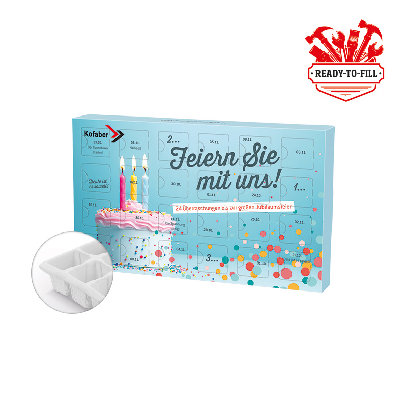 Adventskalender Eco L, kundengestelltes Füllgut