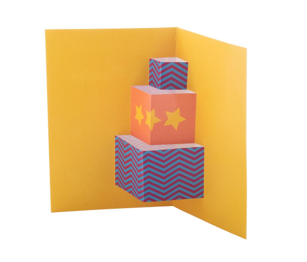 3D Weihnachtskarte Geschenk Dimensions