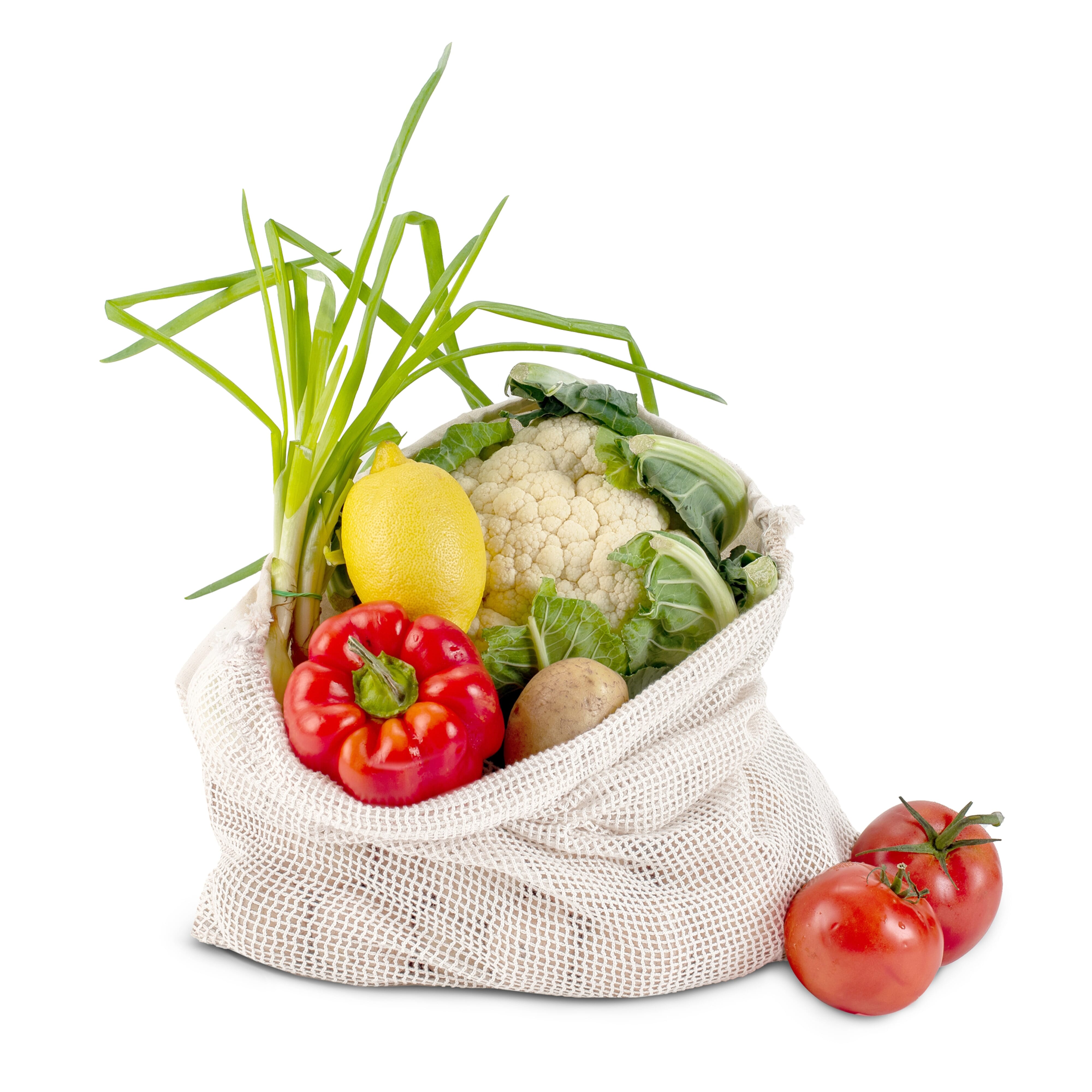 Wiederverwendbare Lebensmitteltasche OEKO-TEX® Baumwolle 40 x 45cm