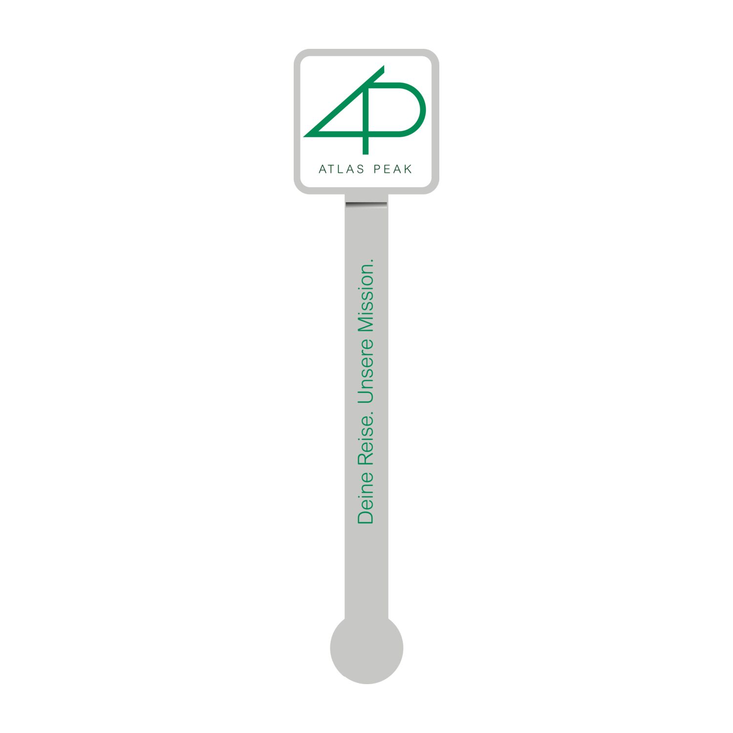 ROMINOX® Mehrweg-Büroklammer Document Pin, idealer Mailingartikel für Dokumente, bis zu 20 Seiten Klemmkraft