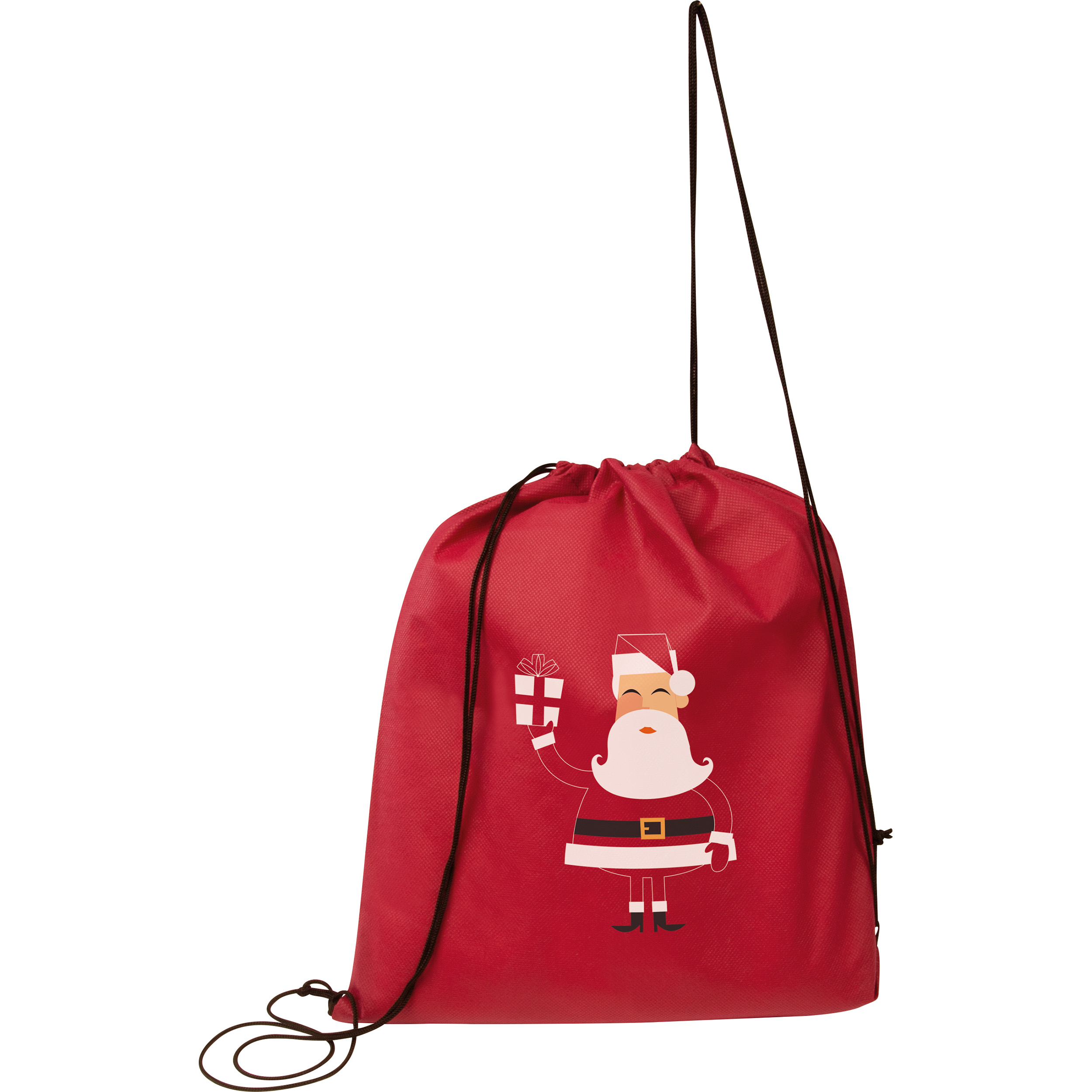 Gymbag aus Non Woven mit Weihnachtsmotiv Gymbag aus Non Woven mit Weihnachtsmotiv