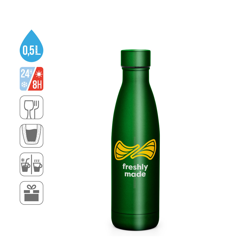 BUFFON 500-ml-Thermosflasche aus rostfreiem Stahl