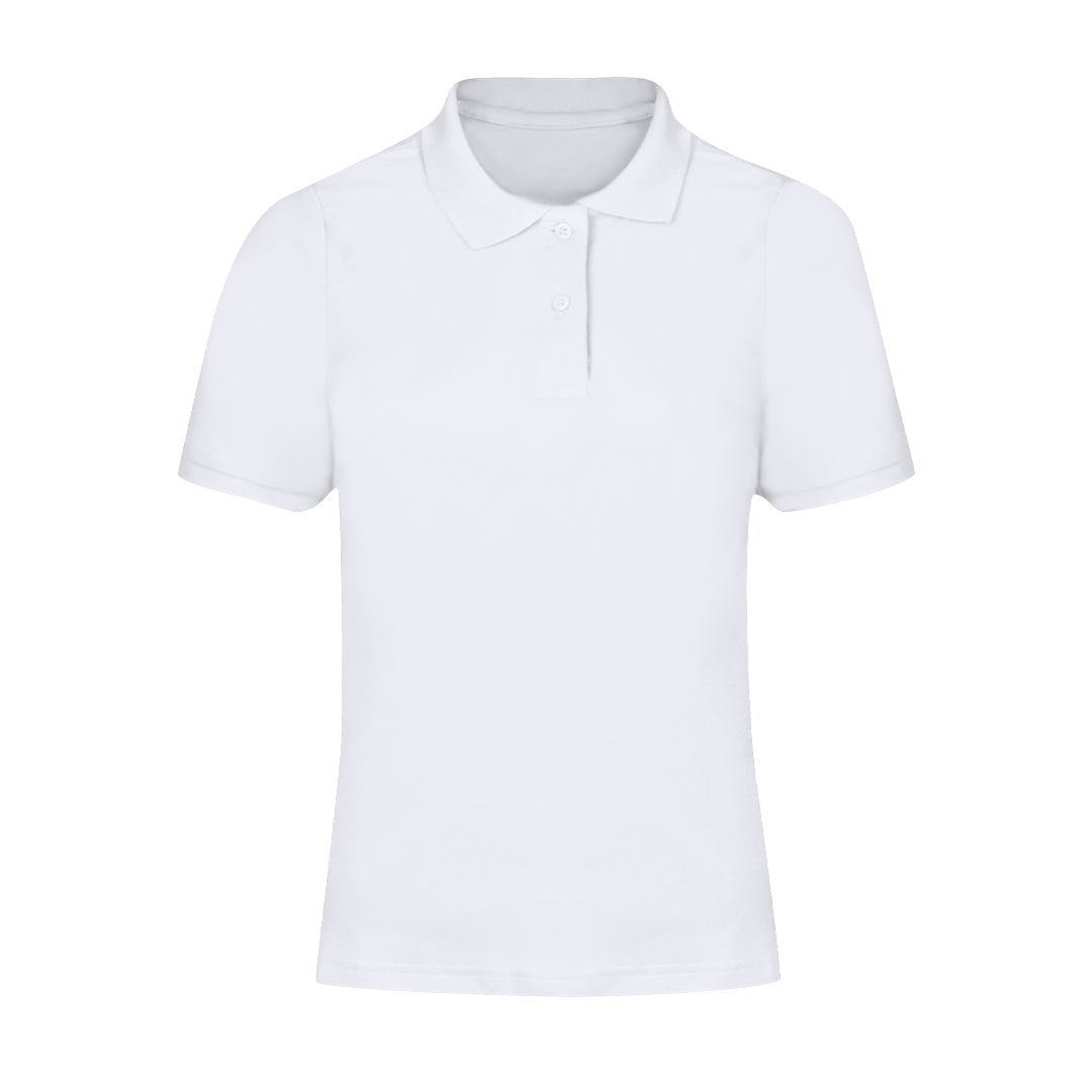 Erwachsene Frauen Weiß Polo-Shirt Charles