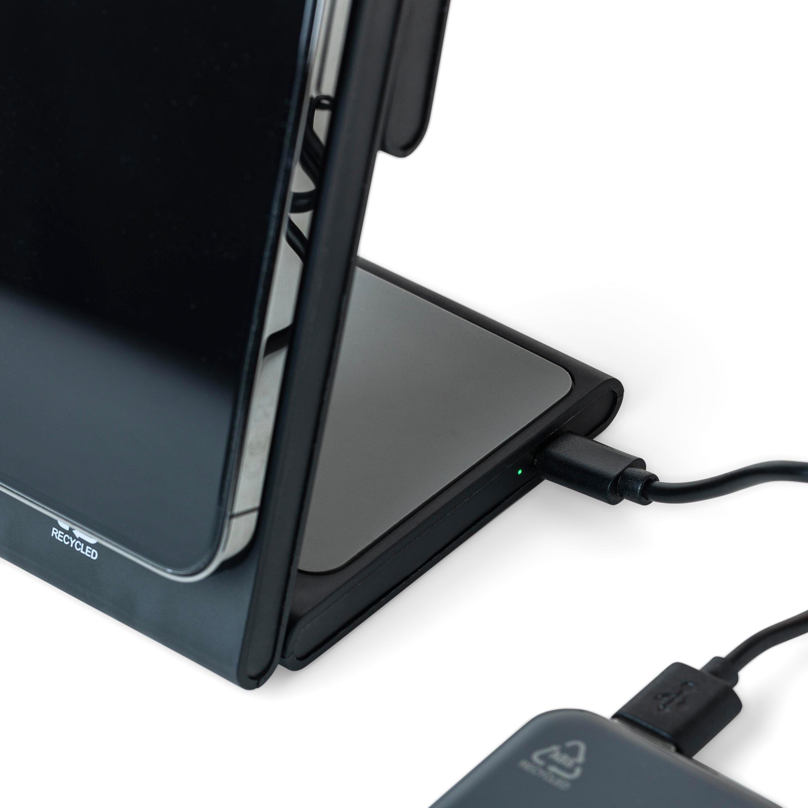 Recyceltes ABS 3-in-1 magnetisches kabelloses Ladegerät Valerio