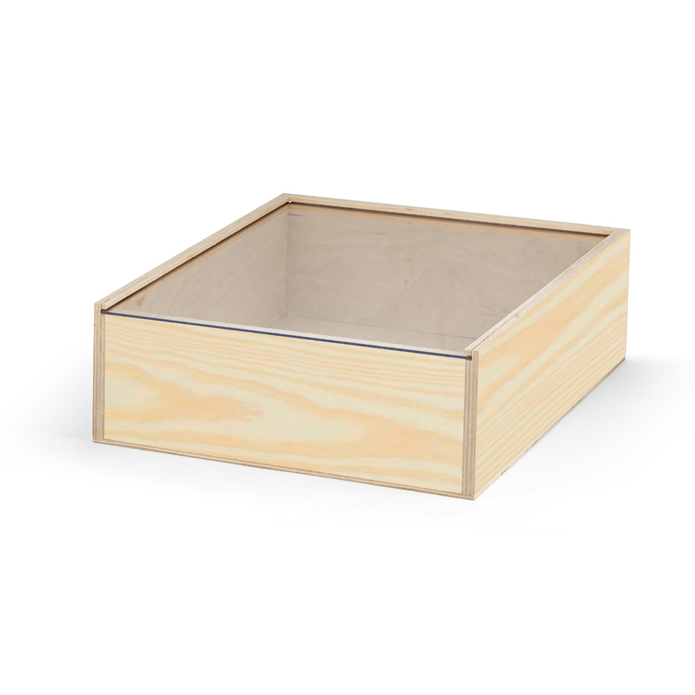 BOXIE CLEAR L Holzschachtel L