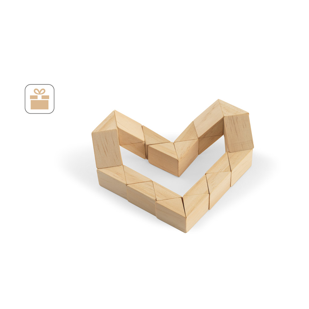 THINKO Holzpuzzle bestehend aus 24 Teilen