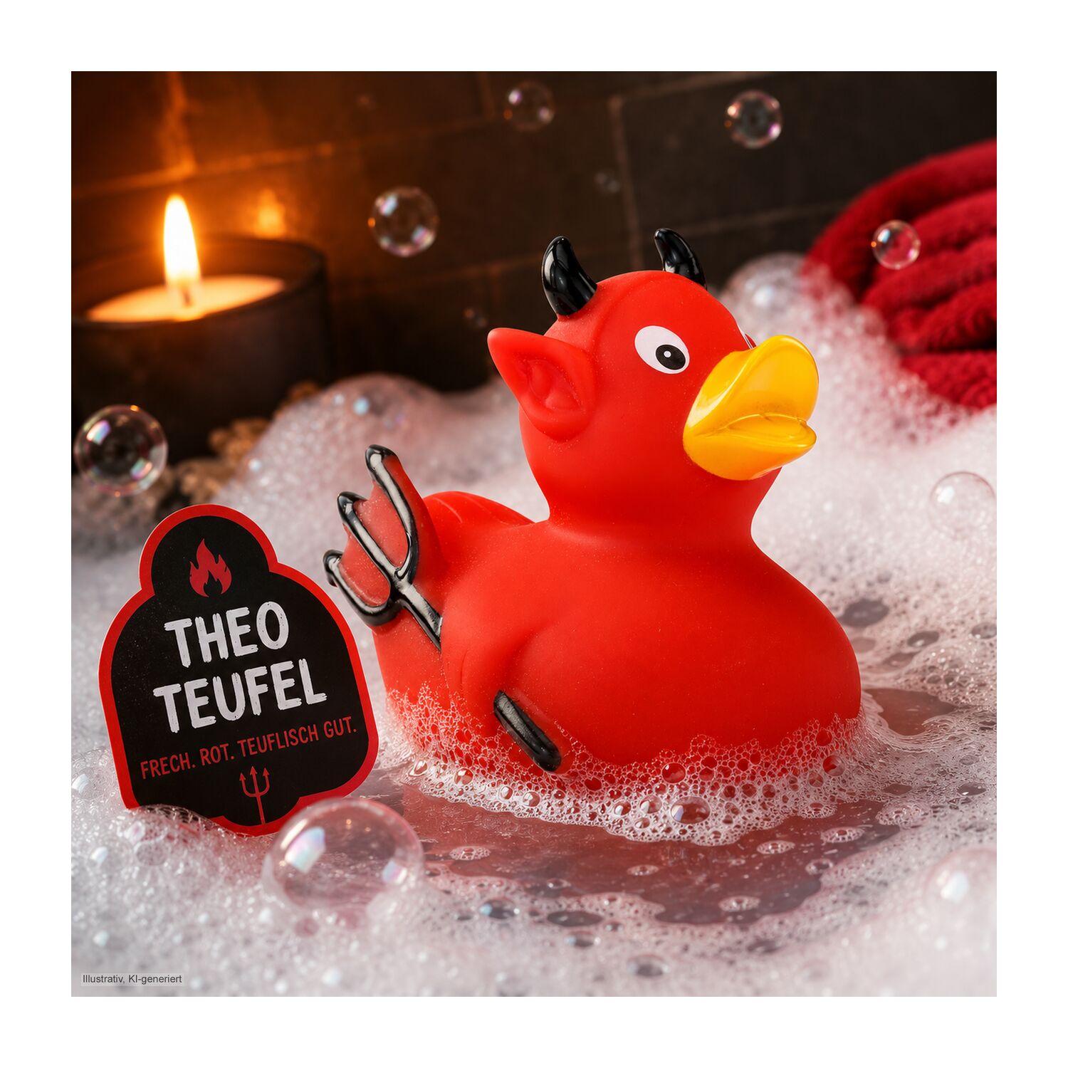 Werbeente Theo Teufel