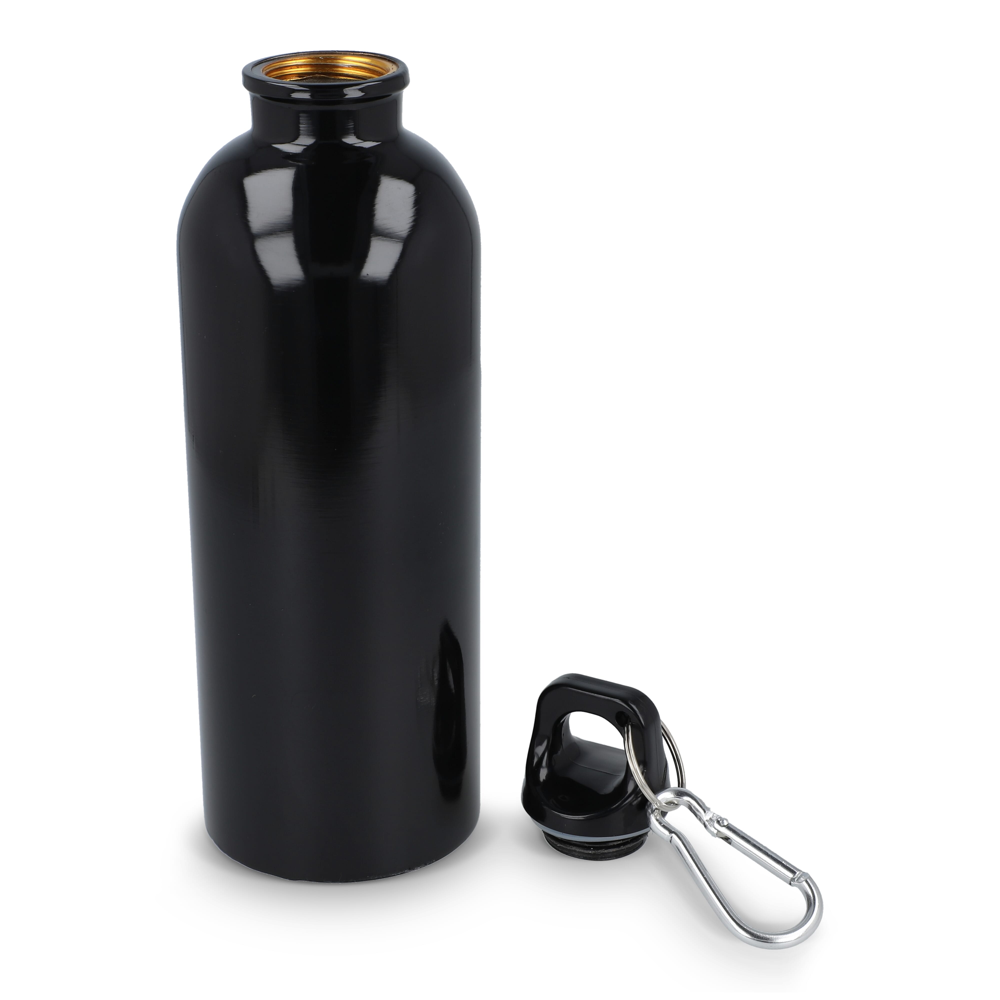 R-Edelstahl einwandige Flasche mit Karabiner 500 ml