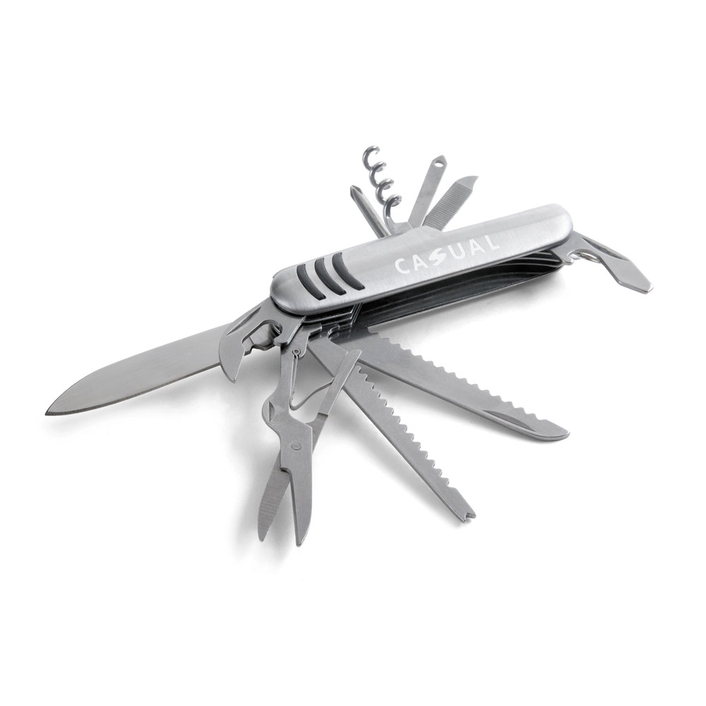 KAPRUN Multifunktions-Taschenmesser aus Edelstahl und Metall