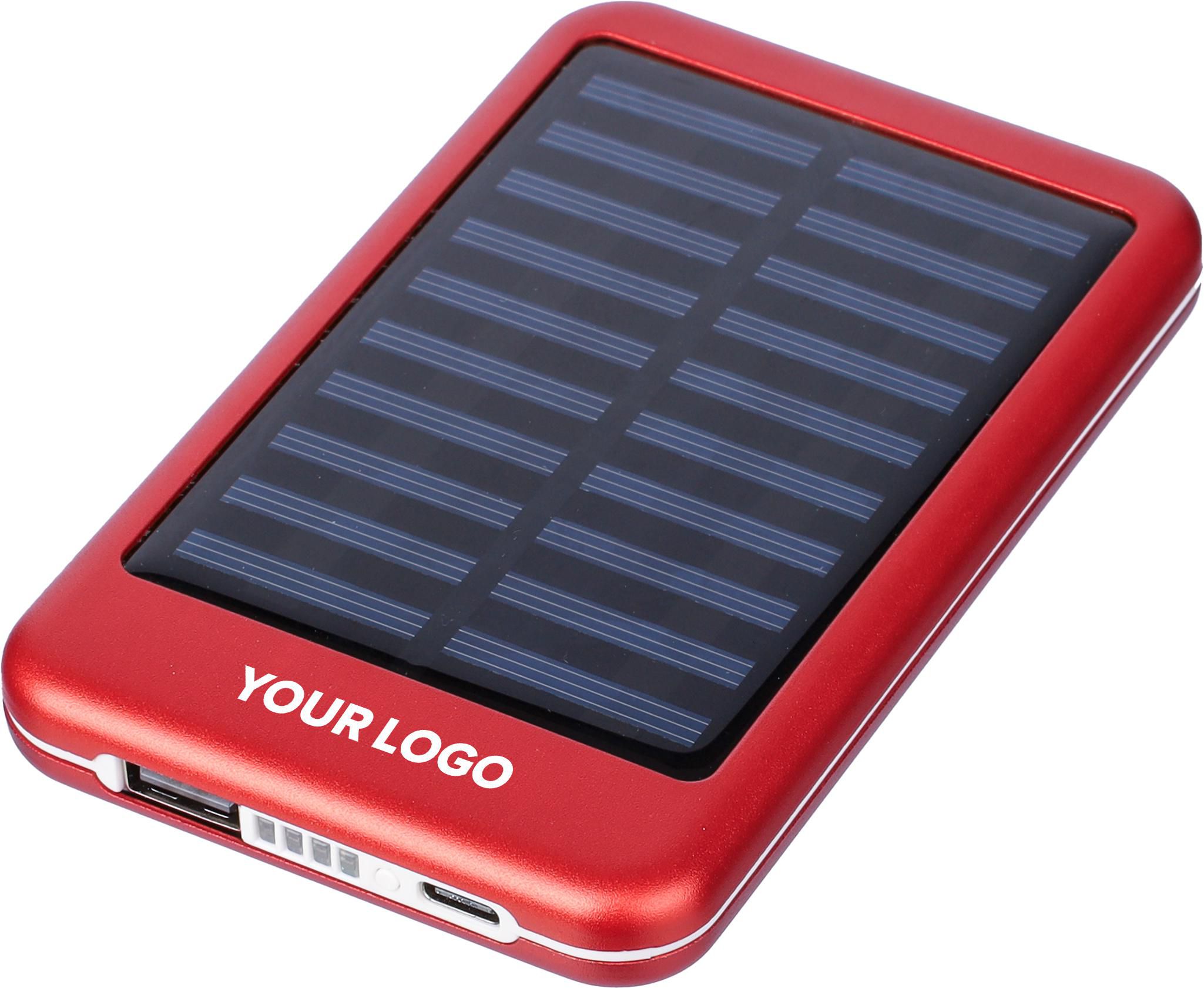 Powerbank Tycho | Aluminium | Solar | 4.000 mAh