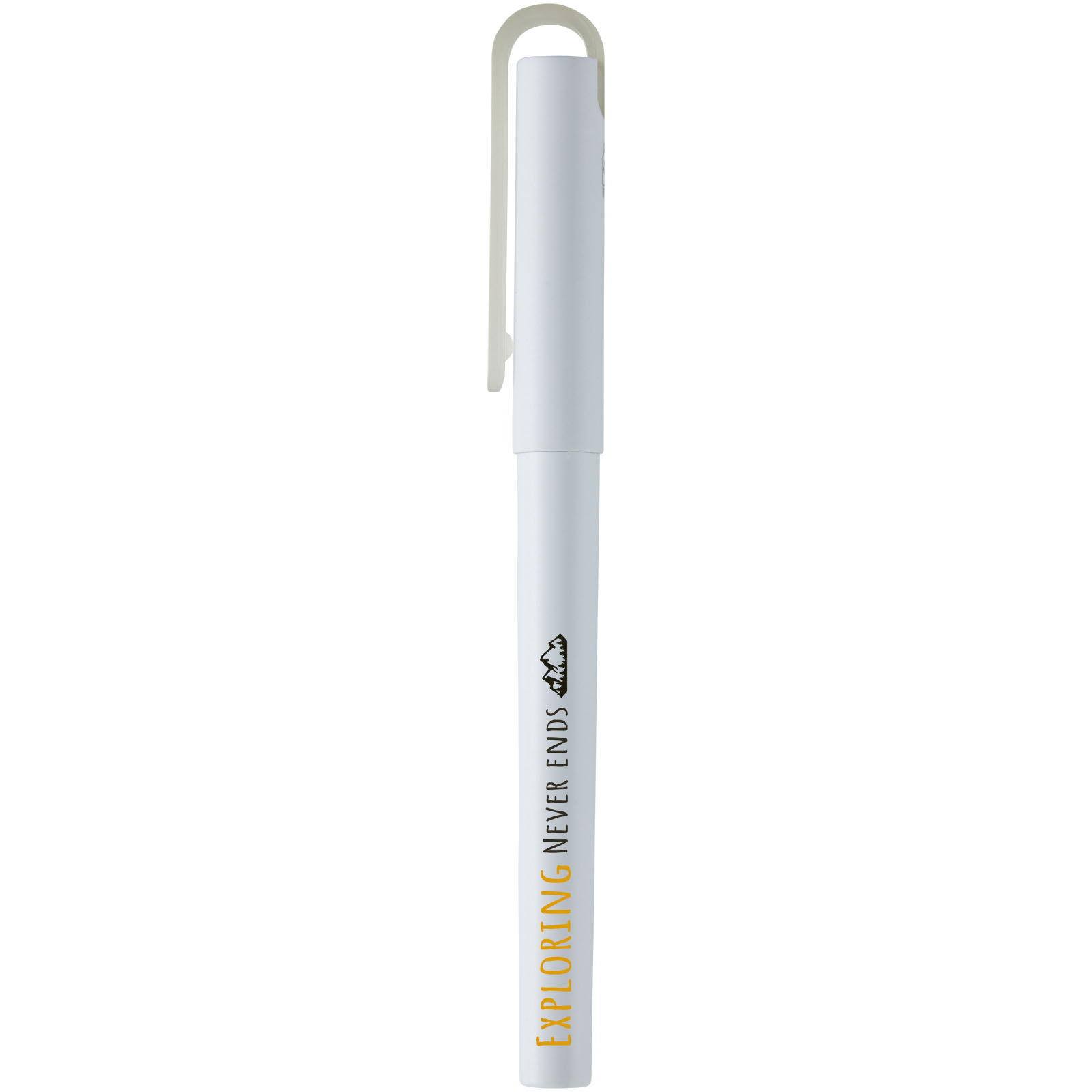 Mauna recycelter PET Gel-Rollerbal (schwarze Mine)