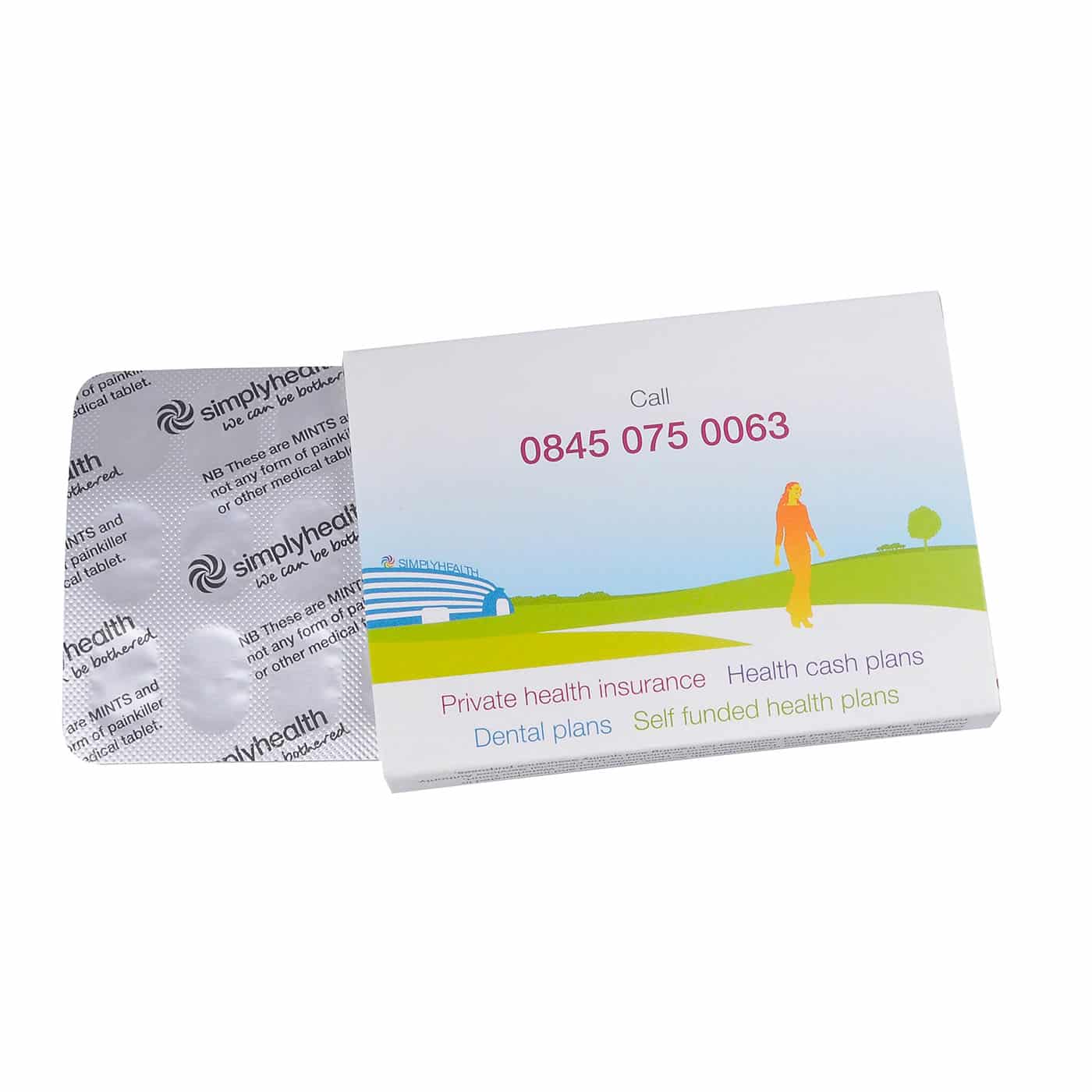 Dragees in Blisterverpackung Minis 18 Stück