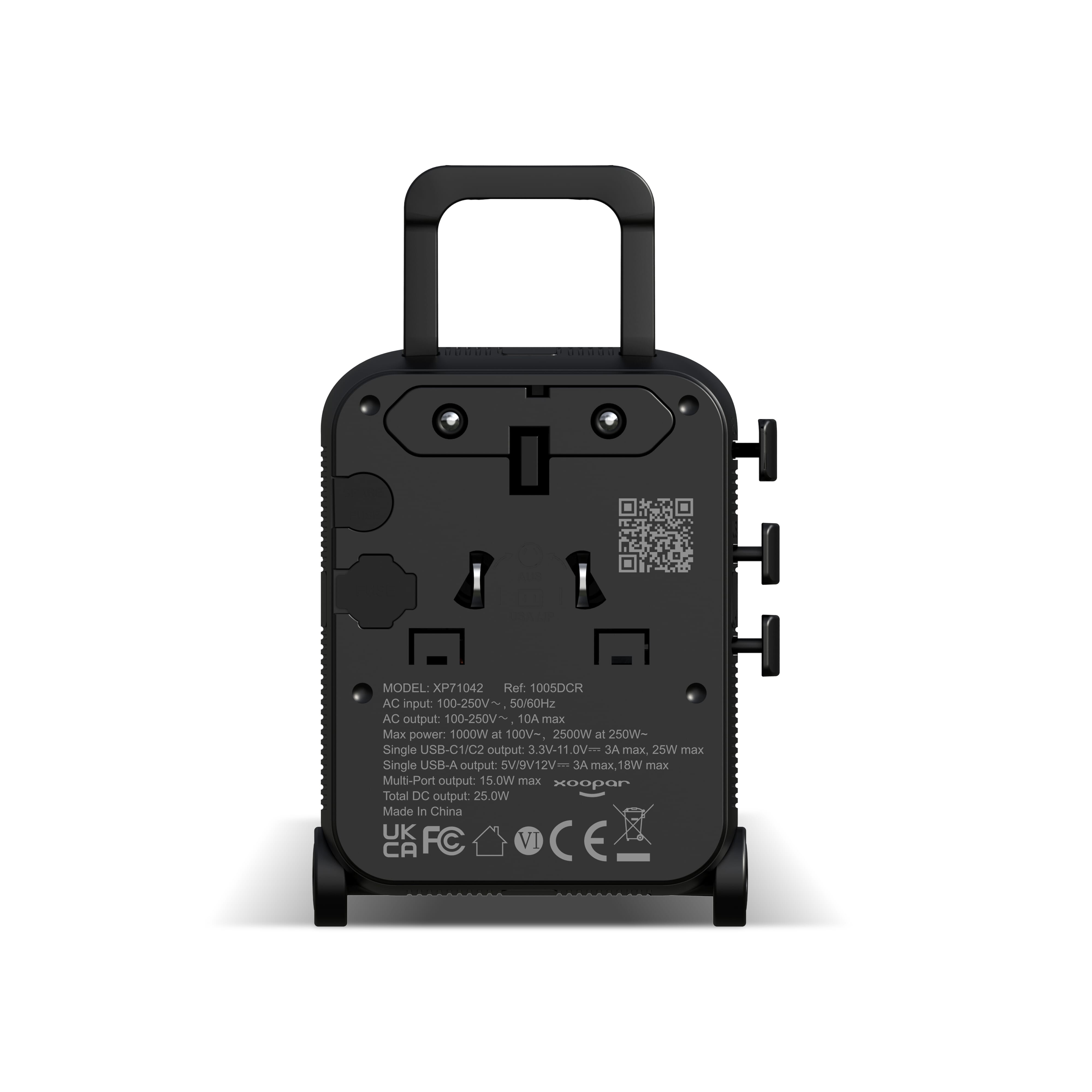 Xoopar Luggie GaN Weltreise-Adapter-Trolley
