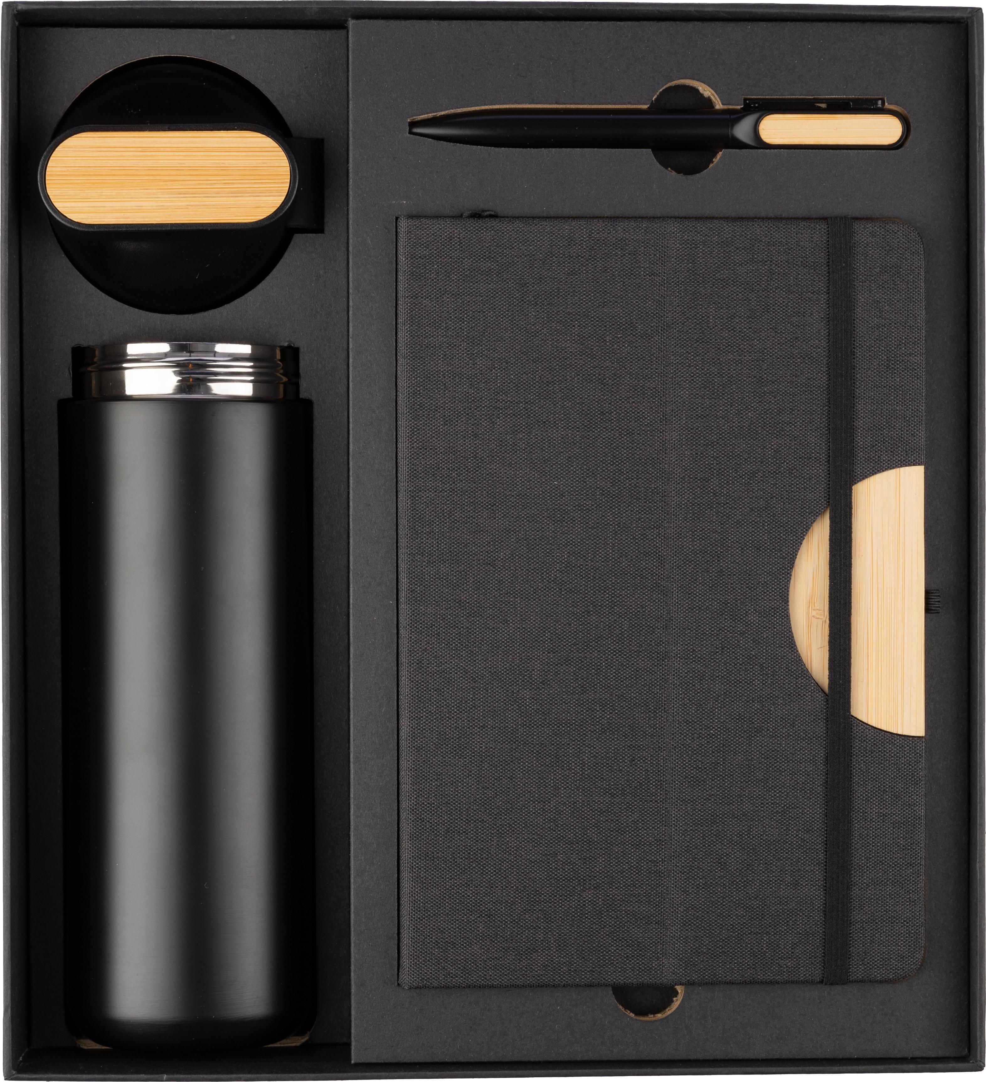 Schwarze Karton-Geschenkbox Kurt Original