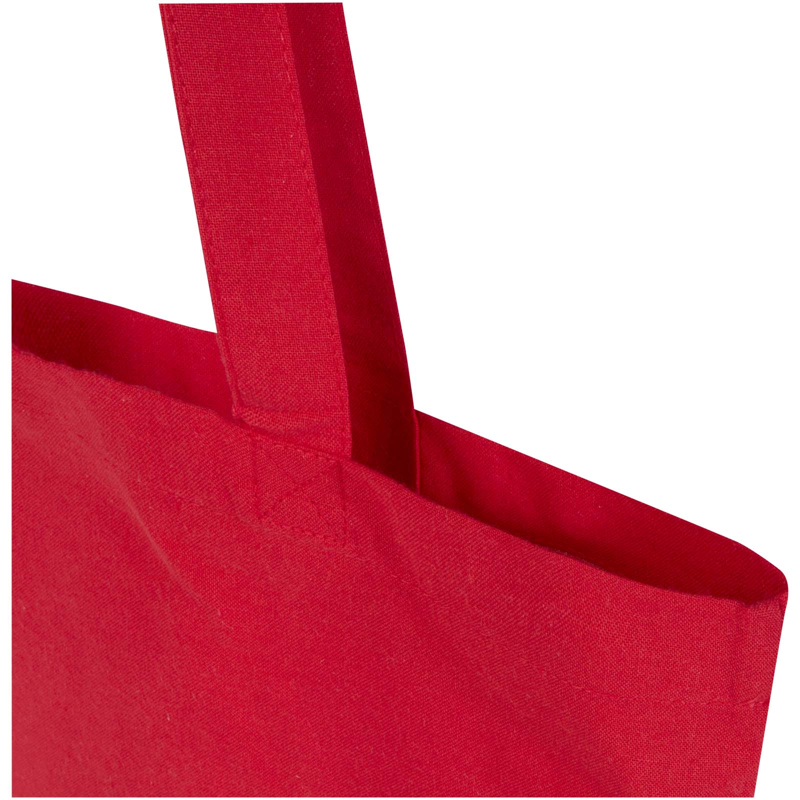 Madras Blend 140 g / m² Tragetasche aus GRS-recycelter Baumwolle 7L