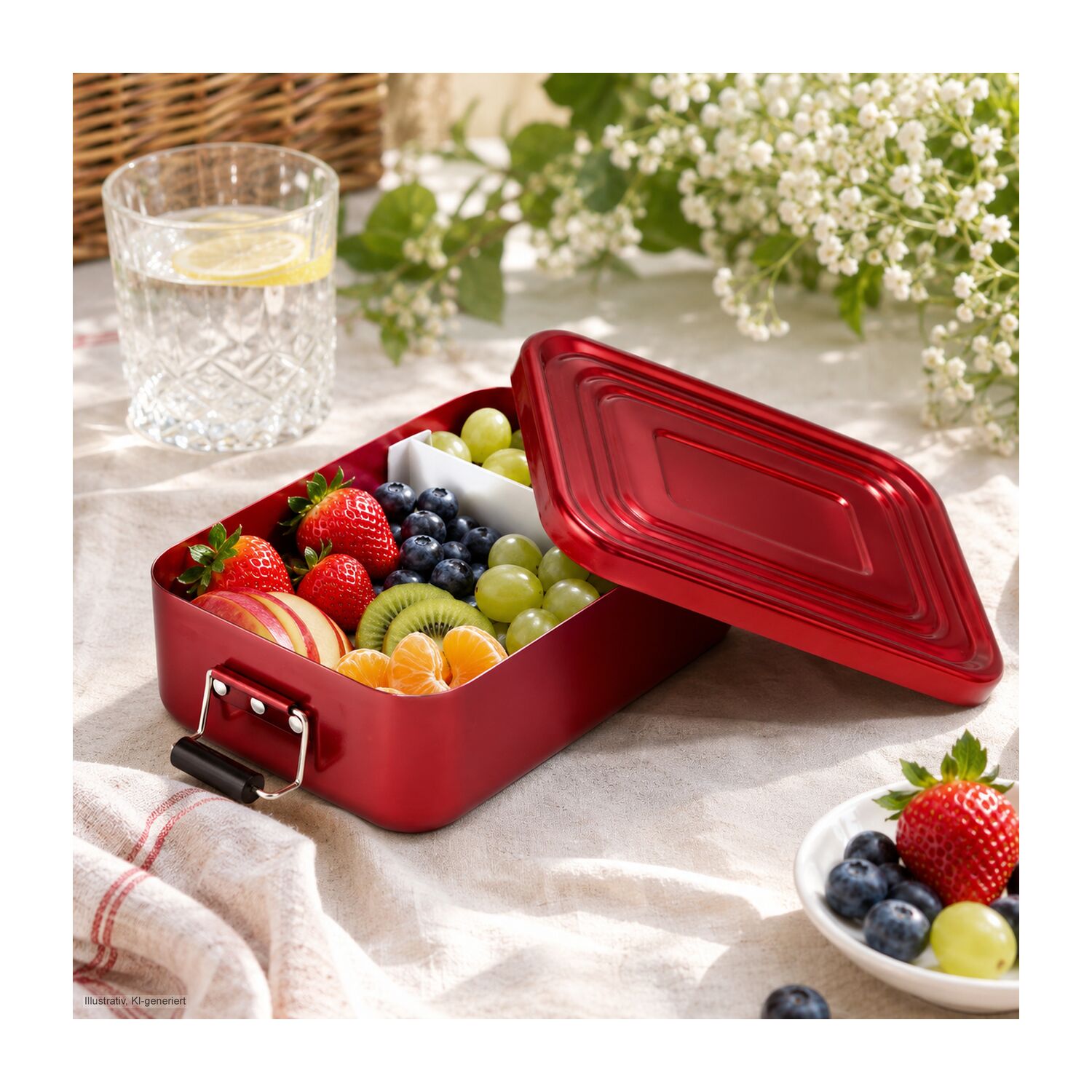 ROMINOX® Lunchbox // Quadra Rot