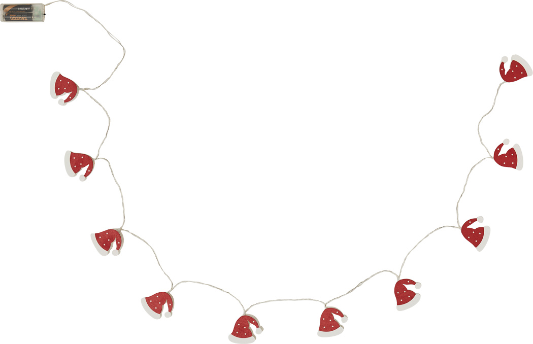 Lichterkette SANTA CAP