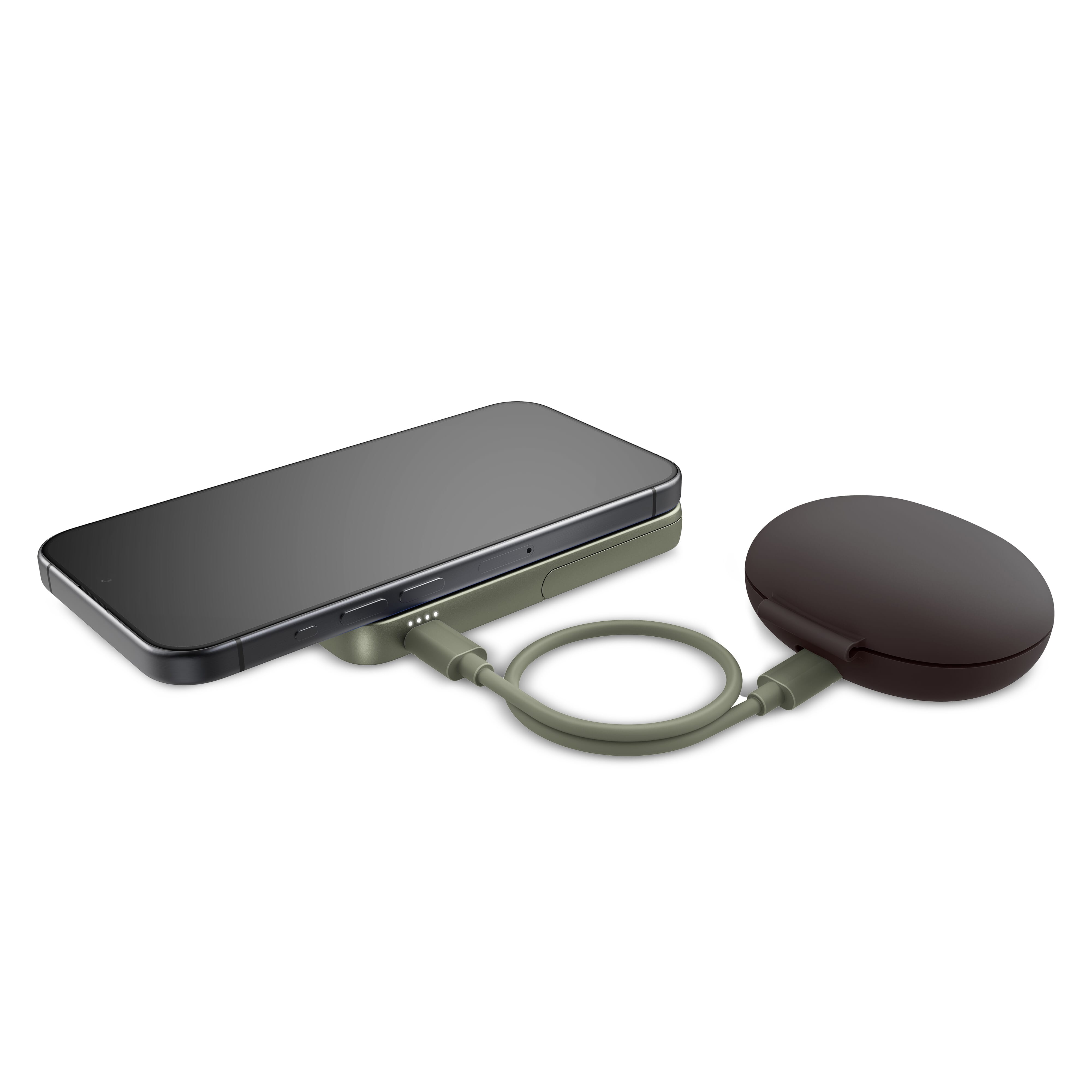 Fresh 'n Rebel Kompatibel mit MagSafe MagSafe Powerbank Kabellose 5000mAh
