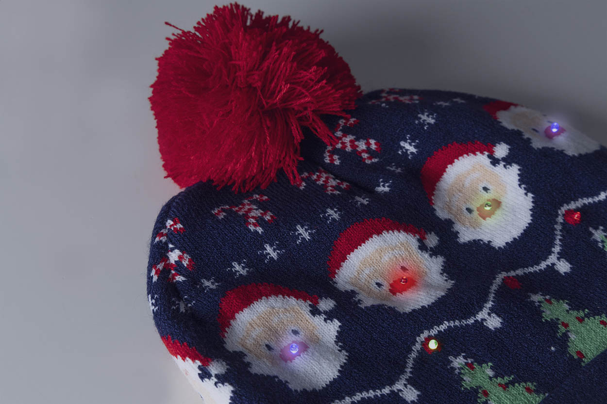 Weihnachts-LED-Wintermütze, Weihnachtsmann Norrsken