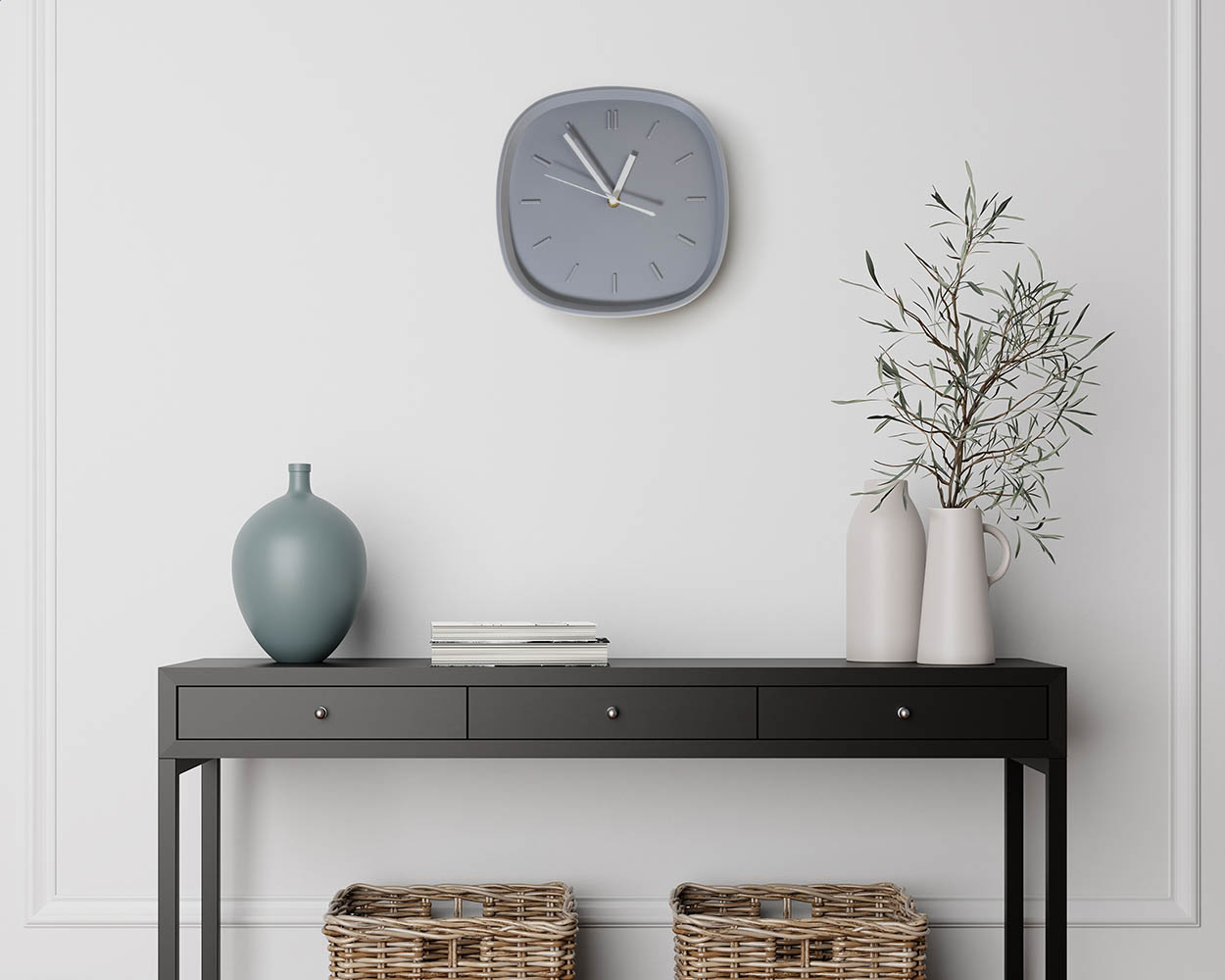 RPS Wanduhr Rectra