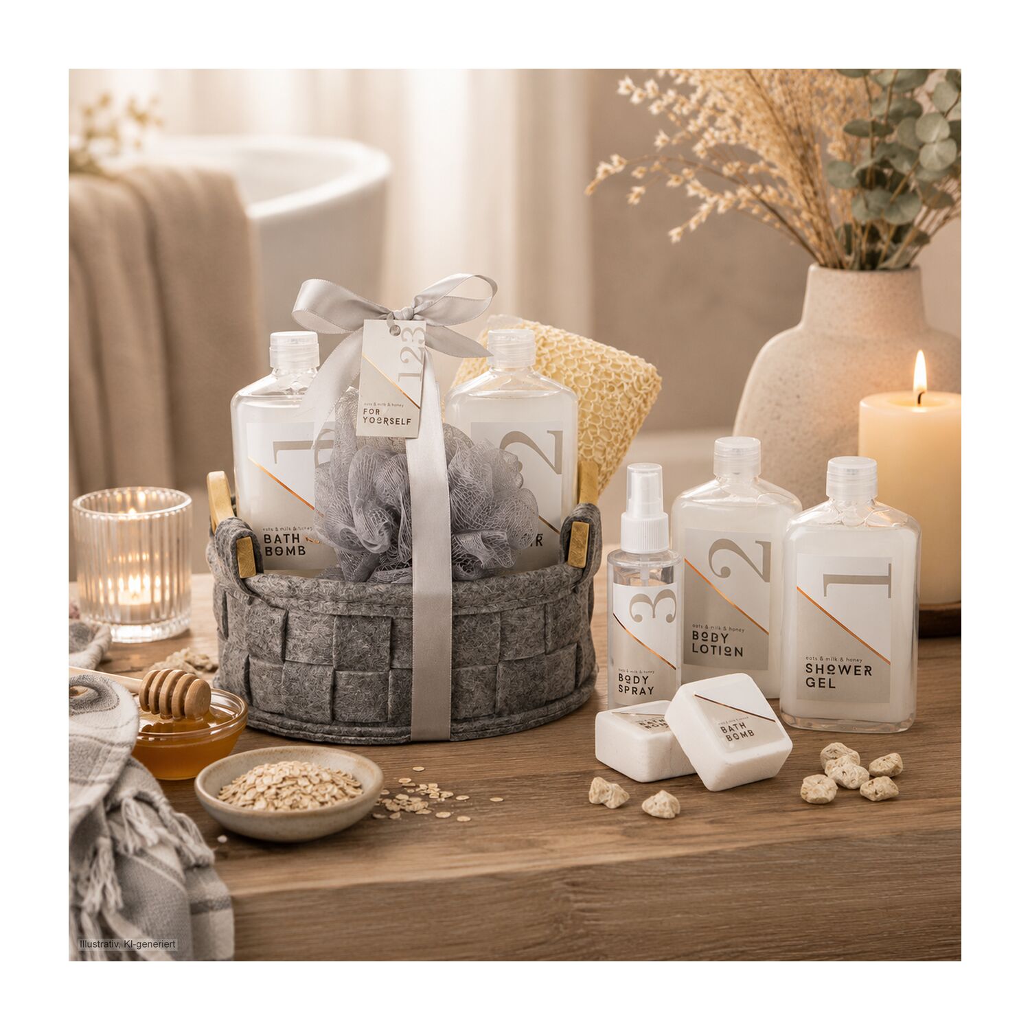 Wellness-Geschenkset: Mjölk