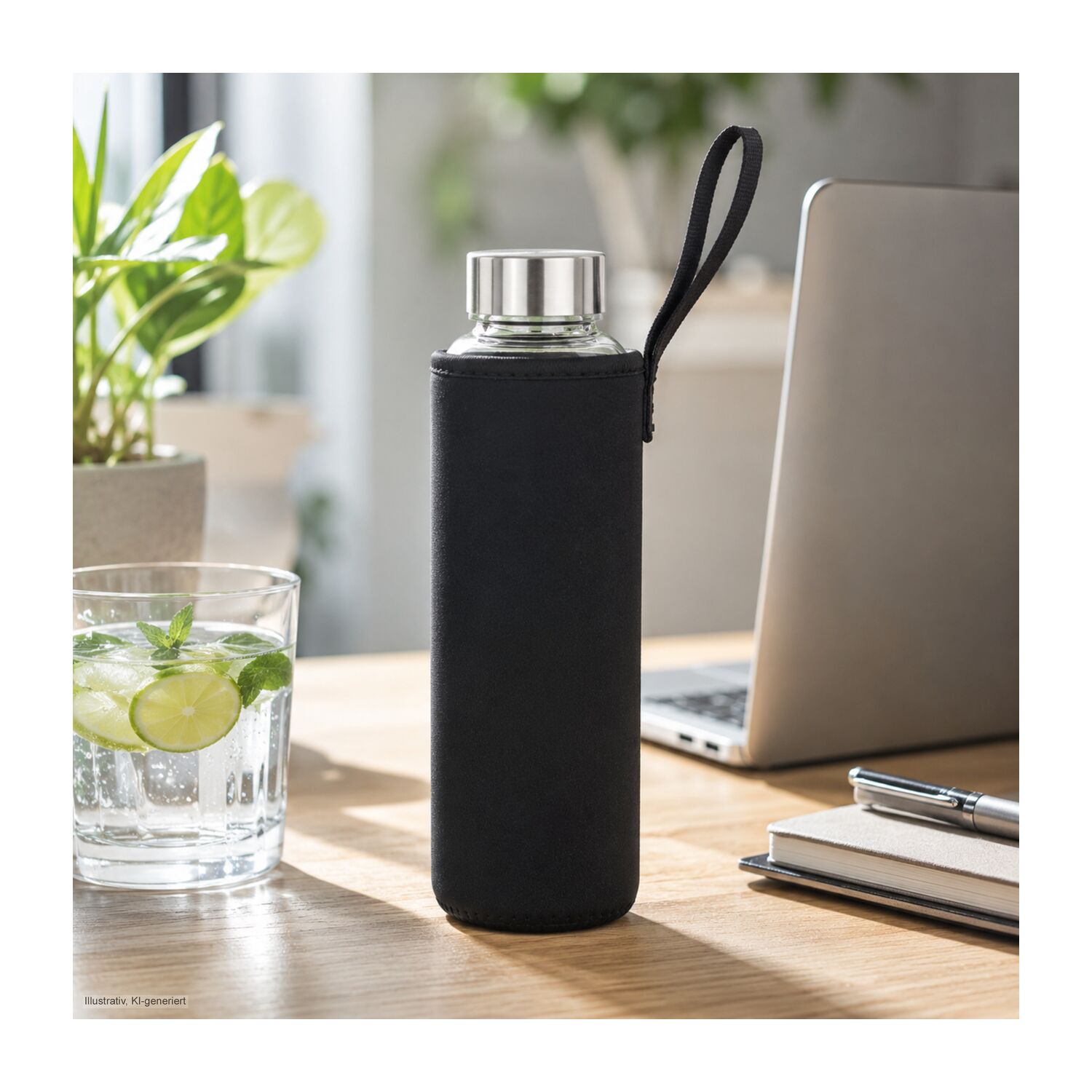 ROMINOX® Glaskaraffe // Pura 500 ml, auch für Kohlensäure geeignet