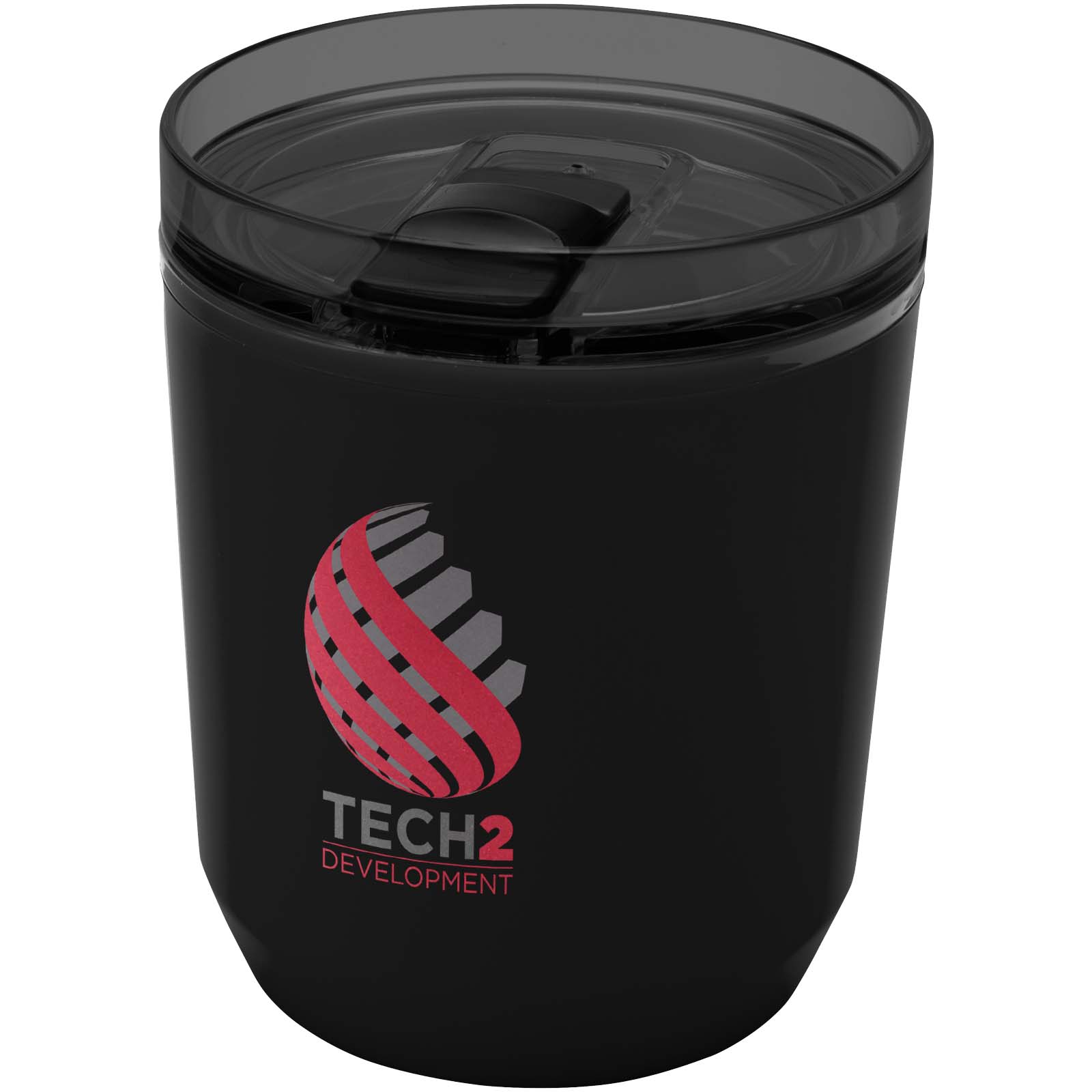 Hudson 180 ml doppelwandiger Becher aus recyceltem Kunststoff