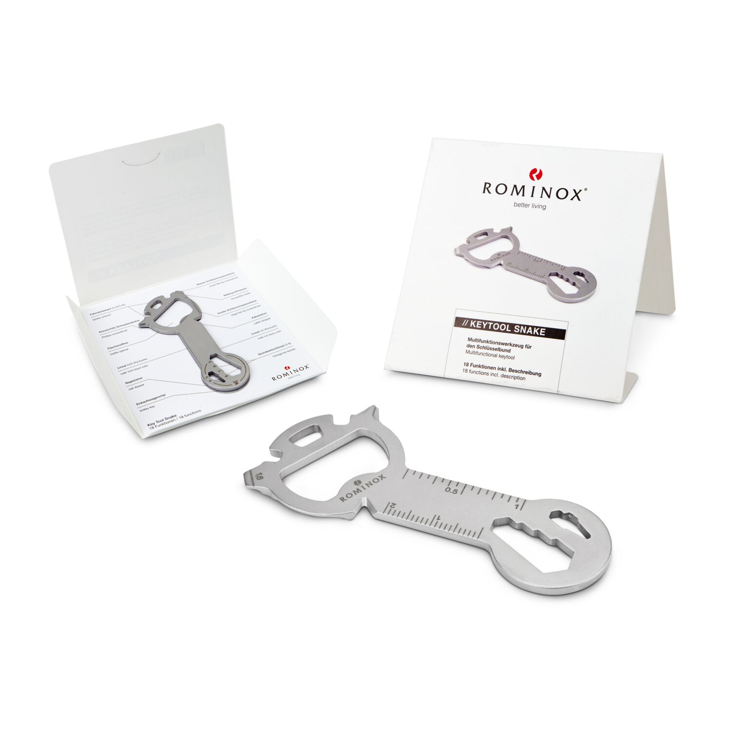 ROMINOX® Key Tool // Snake - 19 Funktionen
