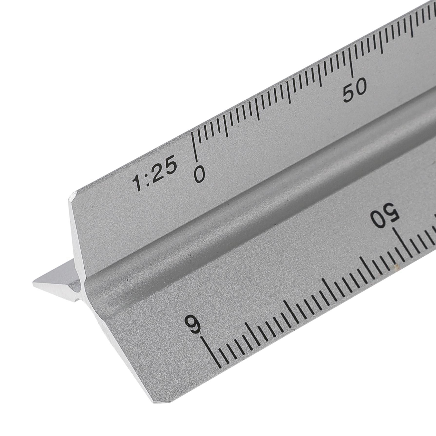 Aluminium-Dreiecklineal 30 cm Tavi