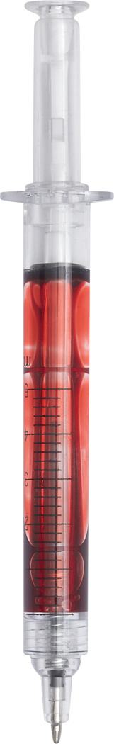 Transparenter Kugelschreiber INJECTION