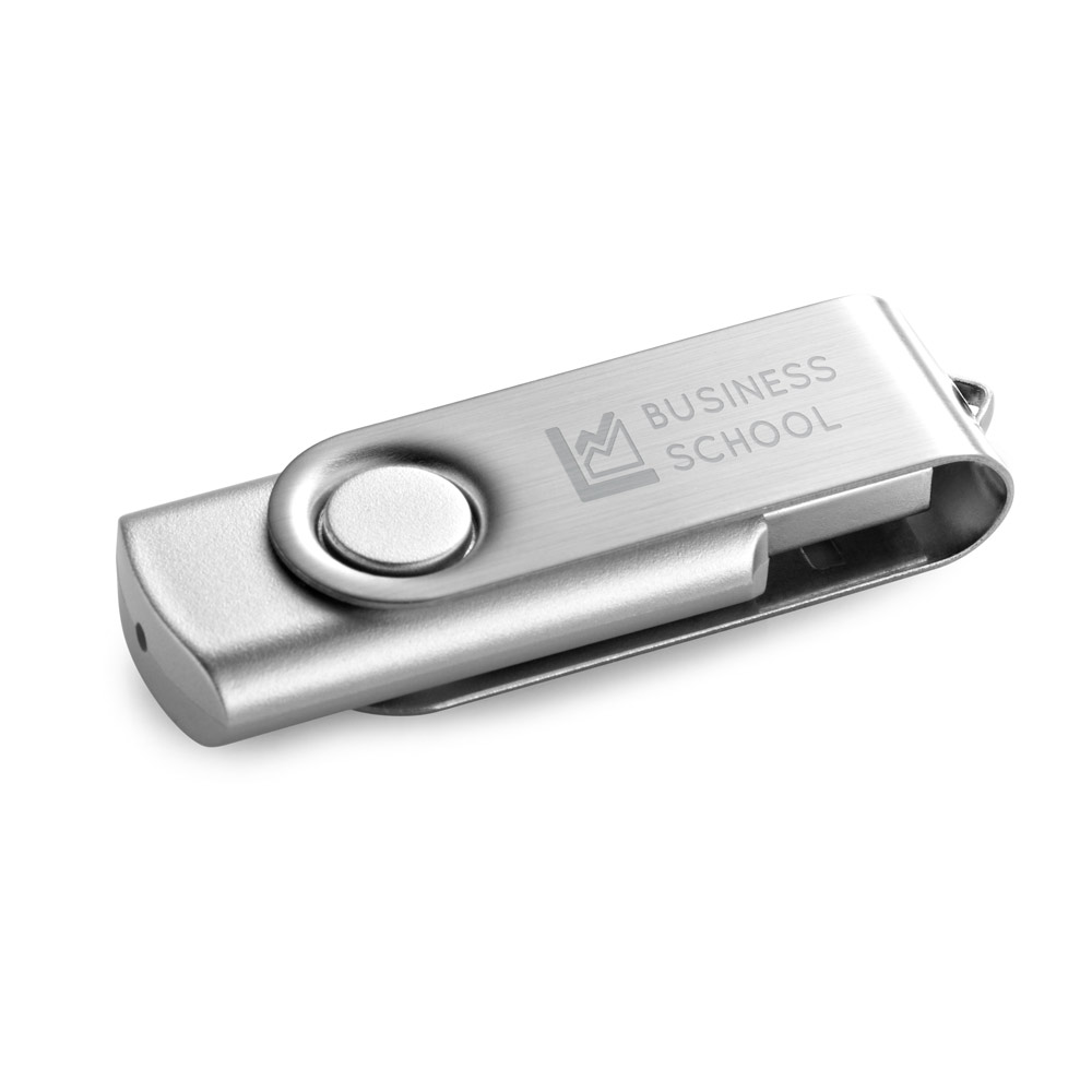 CLAUDIUS 4GB USB-Stick 4 GB mit Metallclip