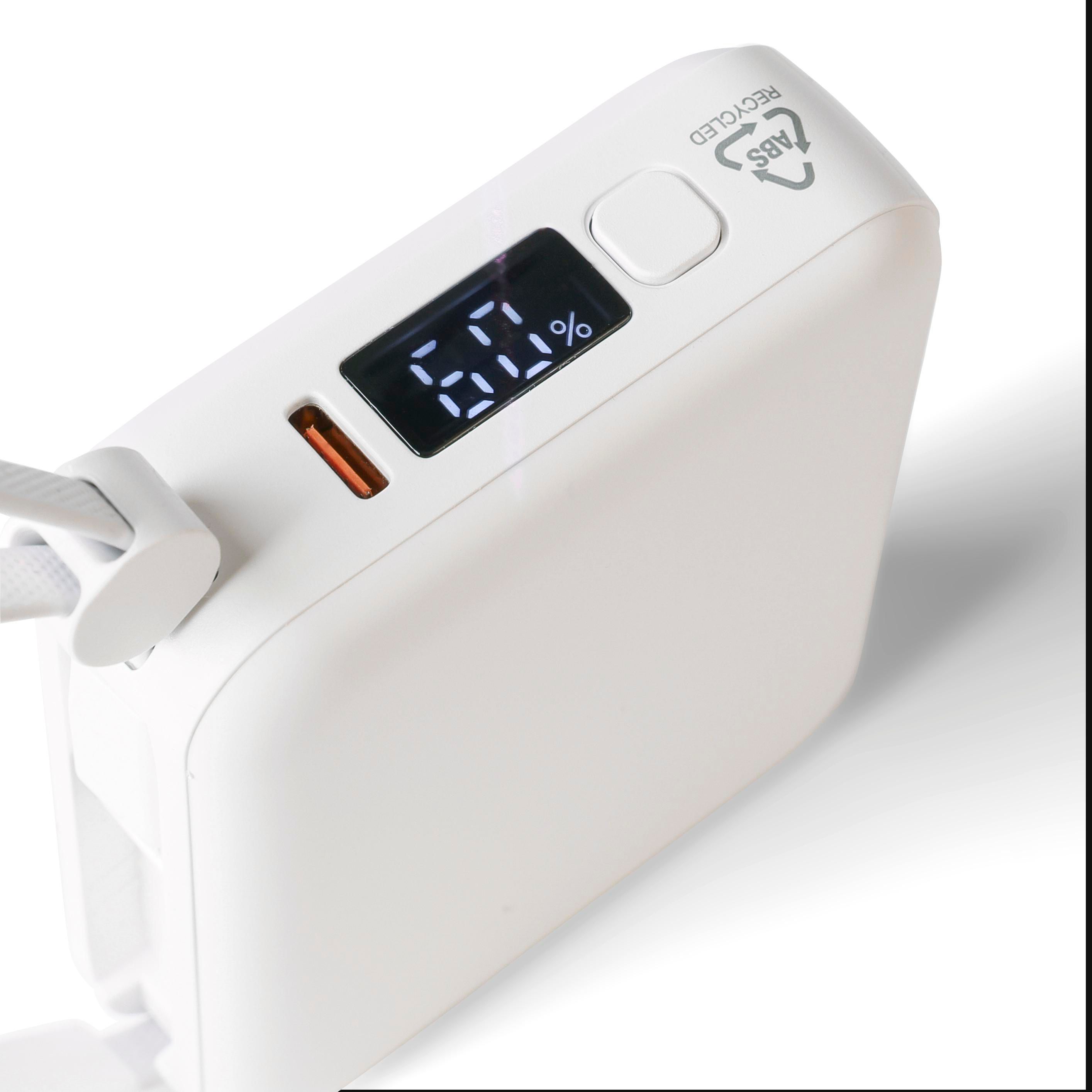 Recycelte ABS-Powerbank Jona