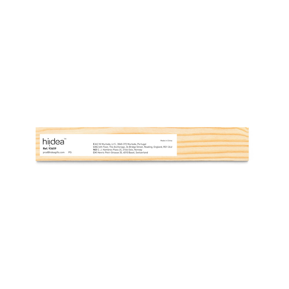 WESLEY 15 Lineal aus Kiefernholz mit 15 cm Skala
