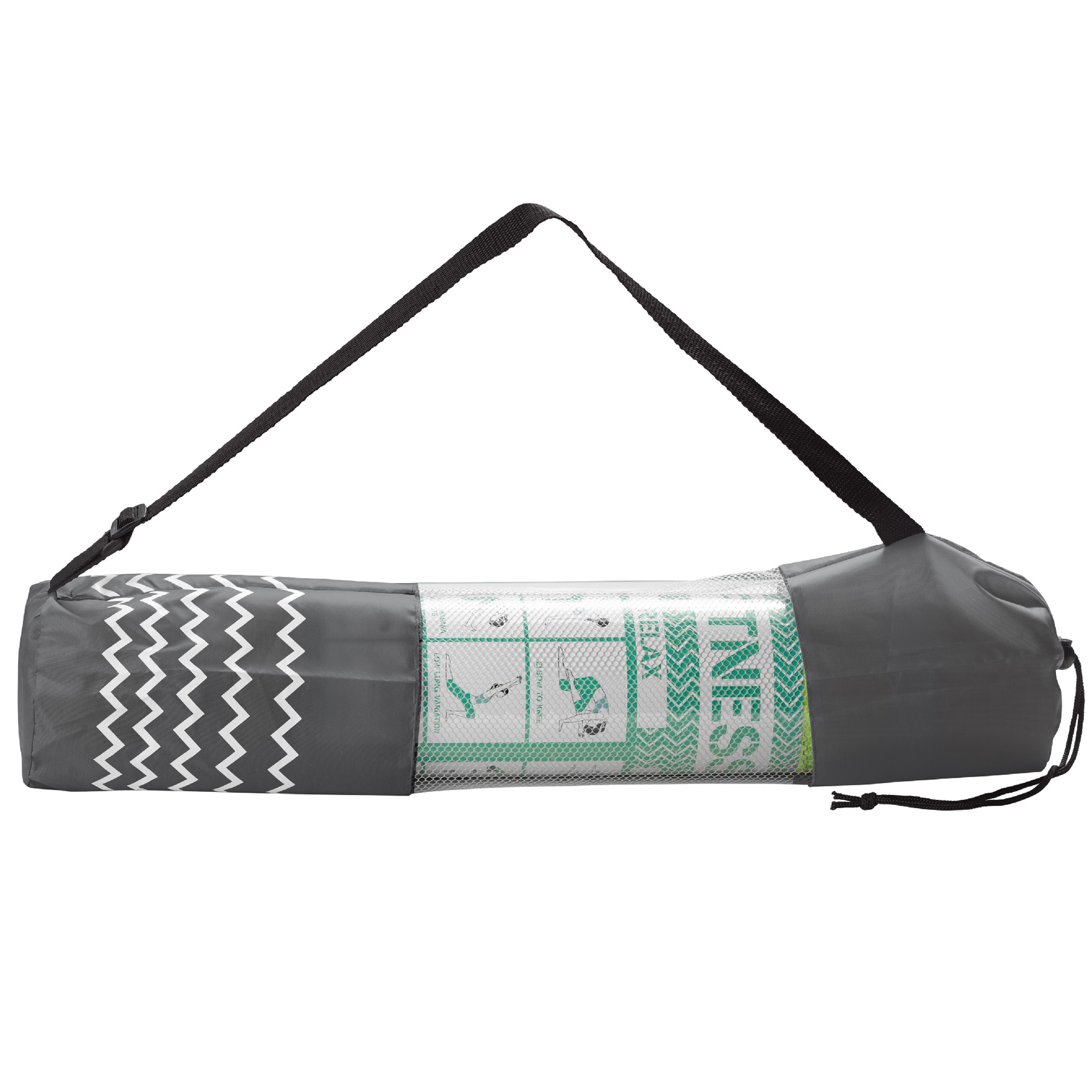 Fitness-Yogamatte mit Trageriemen