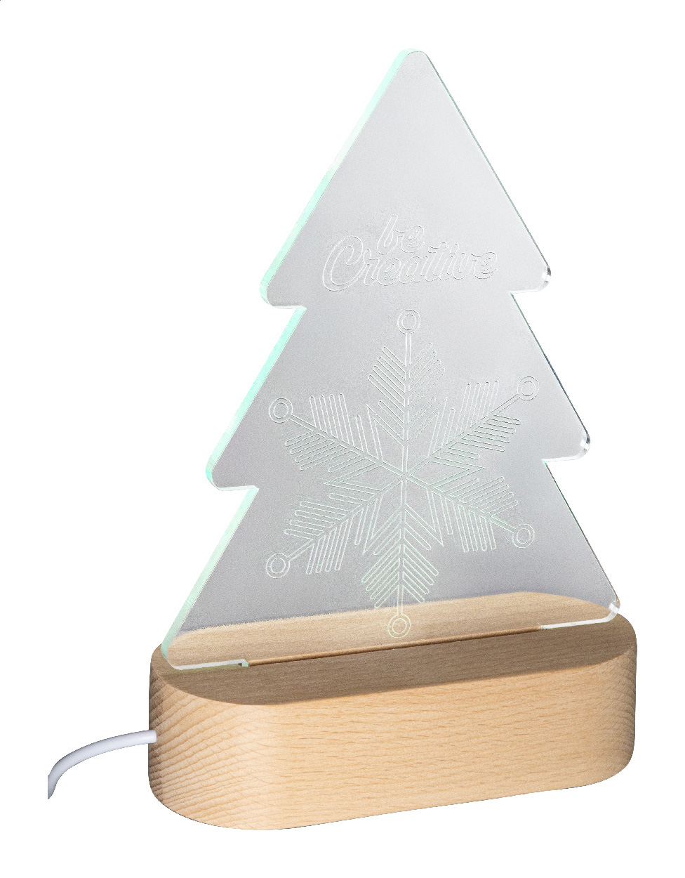 Weihnachtsbaum LED-Lichttrophäe Woodify Xmas