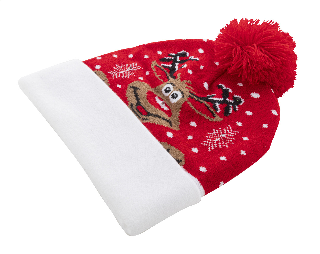 Weihnachts-LED-Wintermütze, Rentier Norrsken