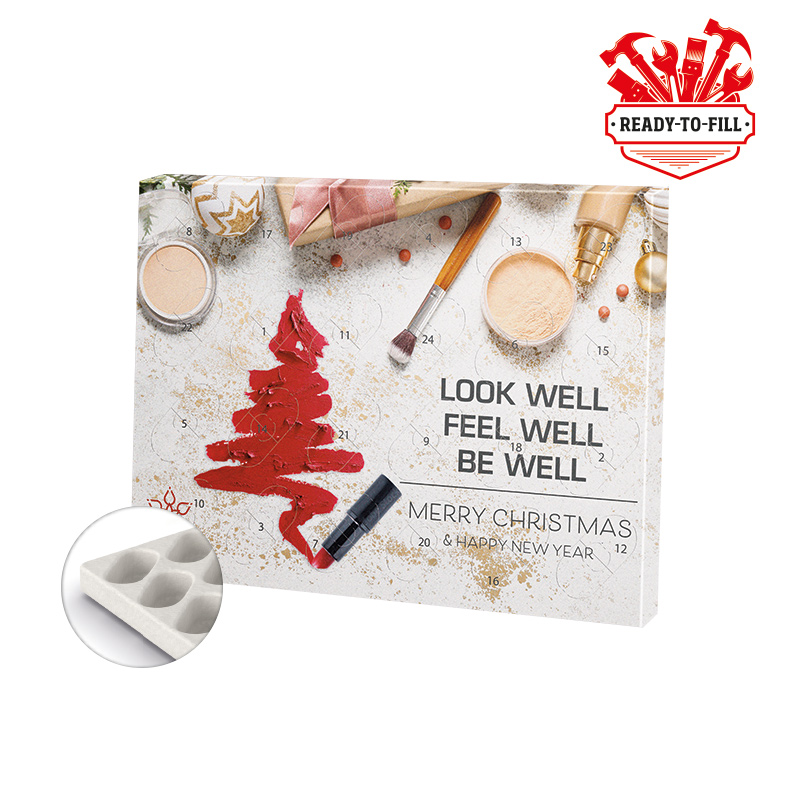 Adventskalender Eco XL, Papierblister, kundengestelltes Füllgut Adventskalender Eco XL, Papierblister, kundengestelltes Füllgut