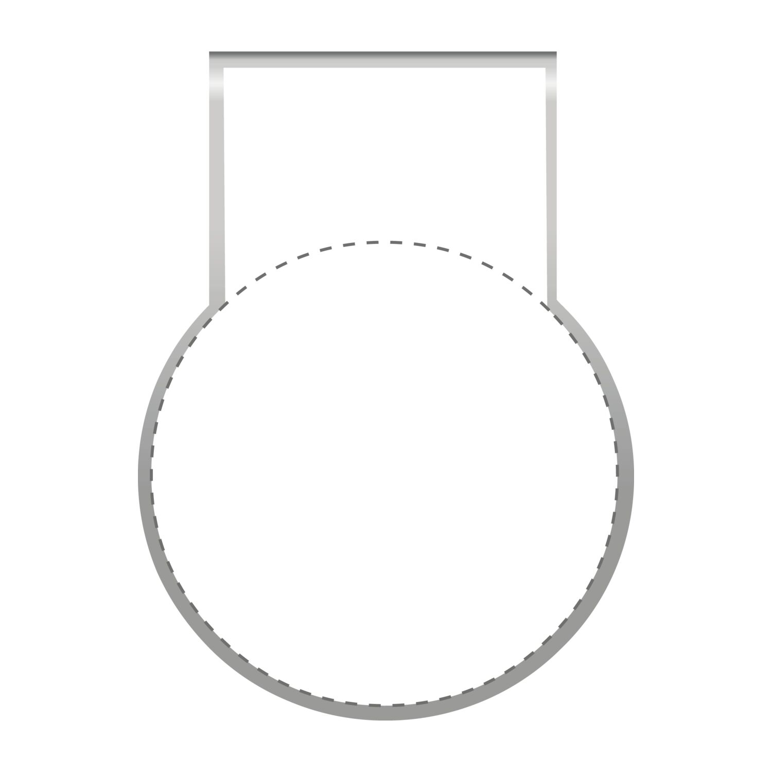ROMINOX® Mehrweg-Büroklammer Shape Clip Variante E, idealer Mailingartikel für Dokumente, bis zu 18 Seiten Klemmkraft