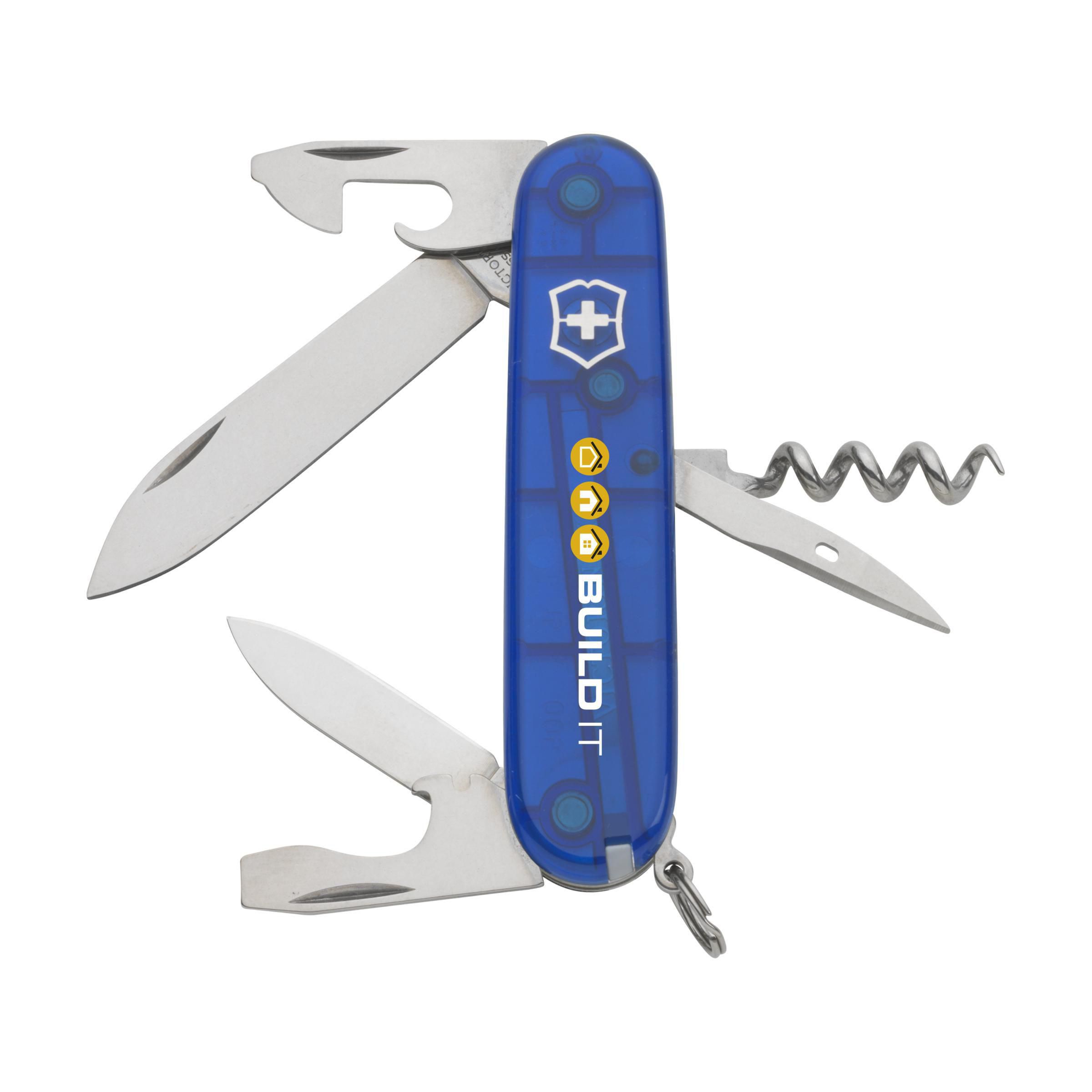 Transparent blau