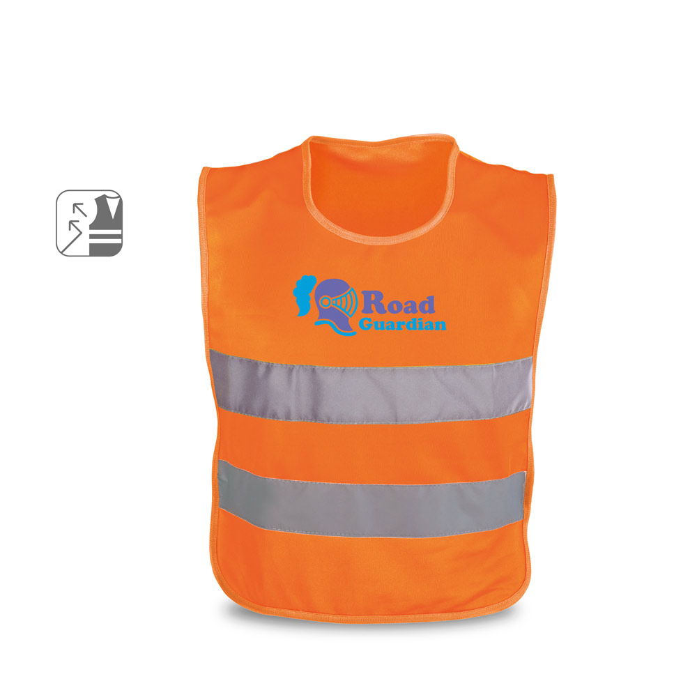 MIKE Kinder Reflektorweste aus 100% Polyester