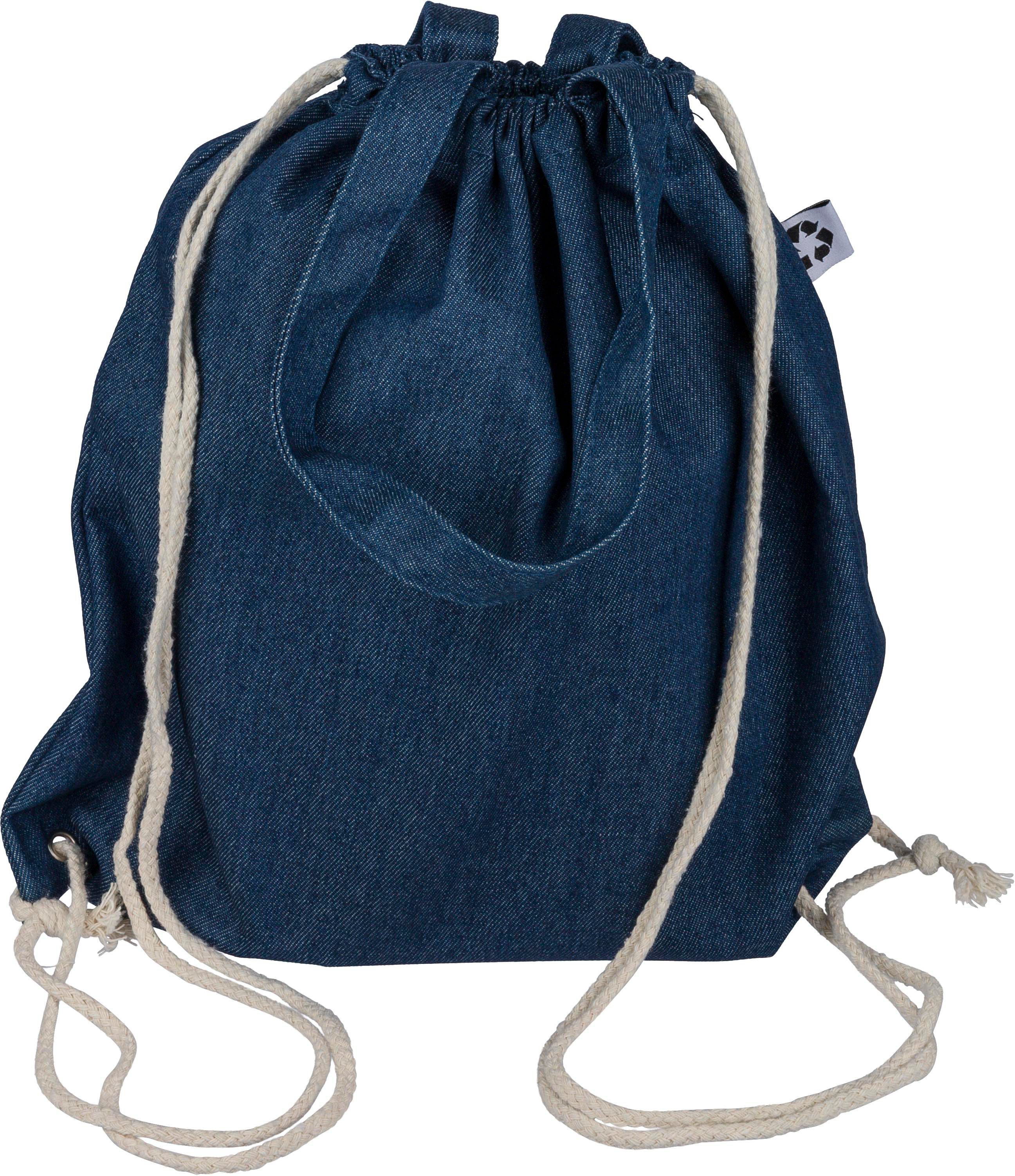 Kordelzugbeutel Dex | Recyceltes Denim | 6,6 l