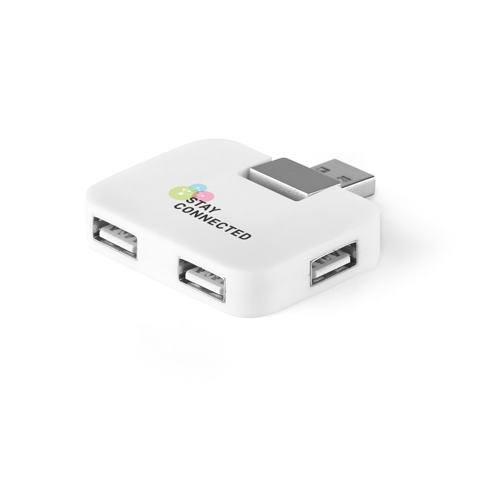 JANNES HUB mit 4 USB-A-Anschlüssen aus ABS