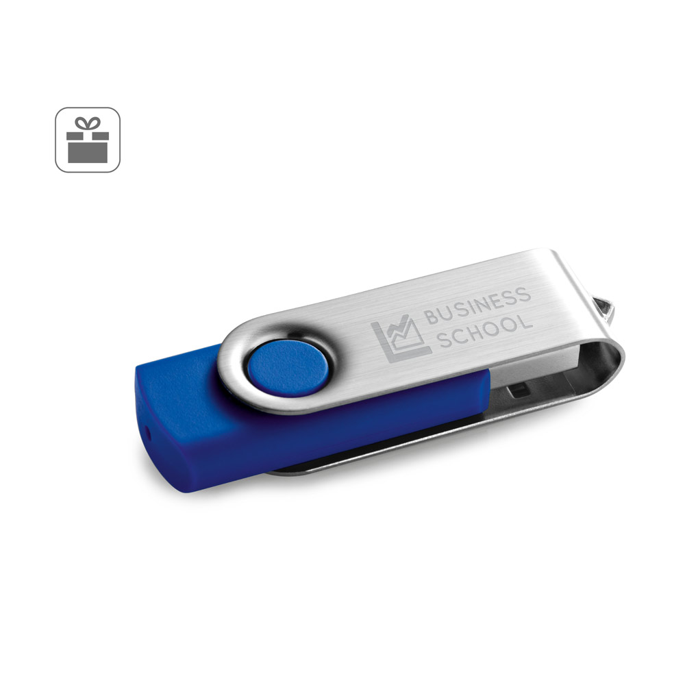 CLAUDIUS 4GB USB-Stick 4 GB mit Metallclip