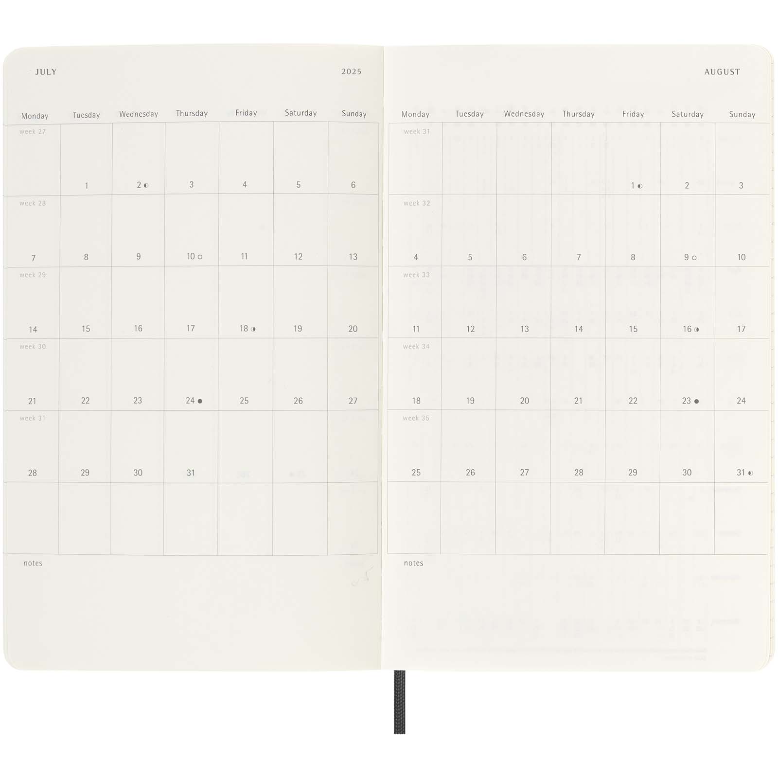 Moleskine Softcover 12 Monate Wochenkalender L