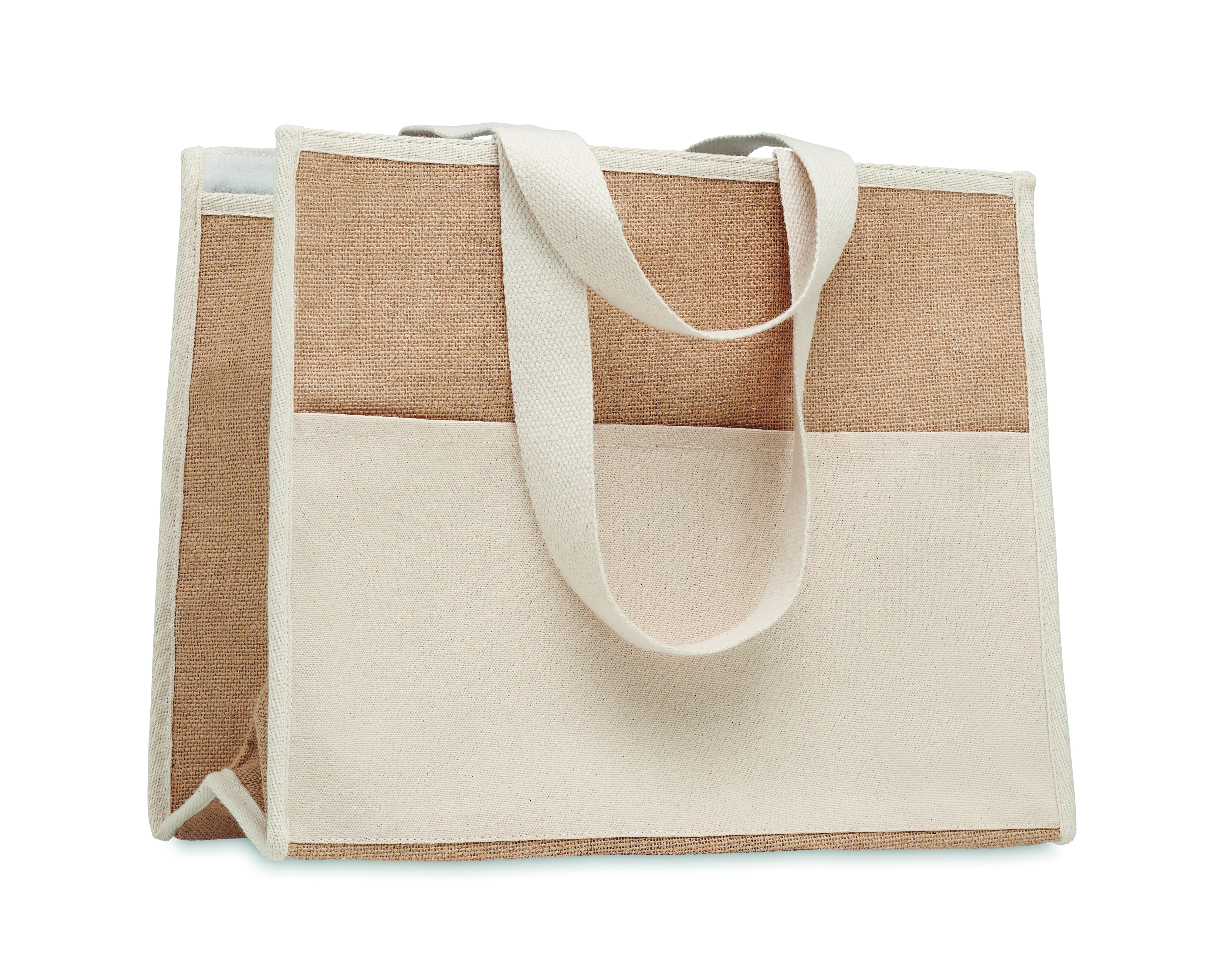 Jute-Canvas Shopping Tasche CAMPO DE GELI Jute-Canvas Shopping Tasche CAMPO DE GELI