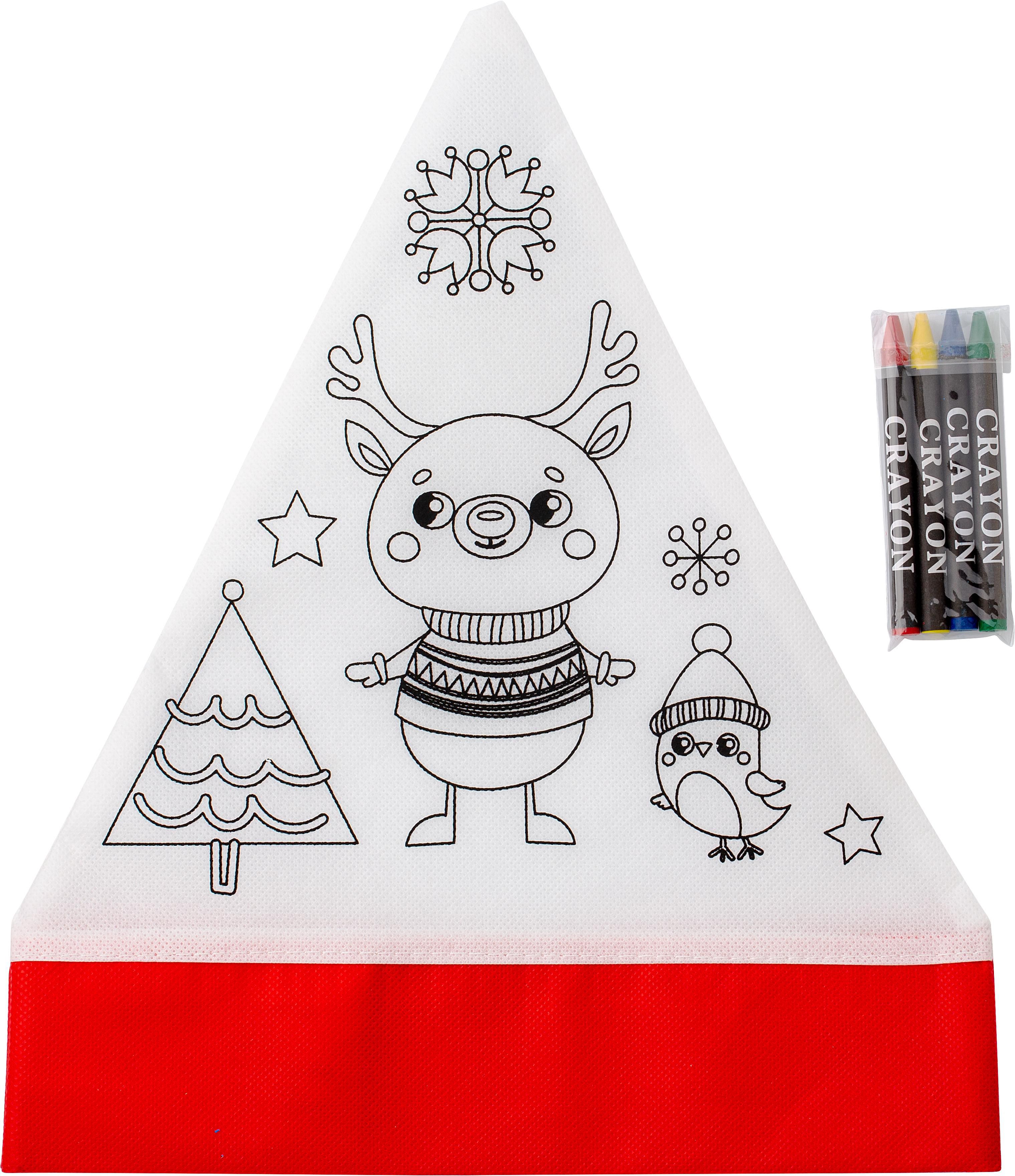 Weihnachtsmütze aus Non-Woven (80 gr / m²) Maryse Weihnachtsmütze aus Non-Woven (80 gr / m²) Maryse